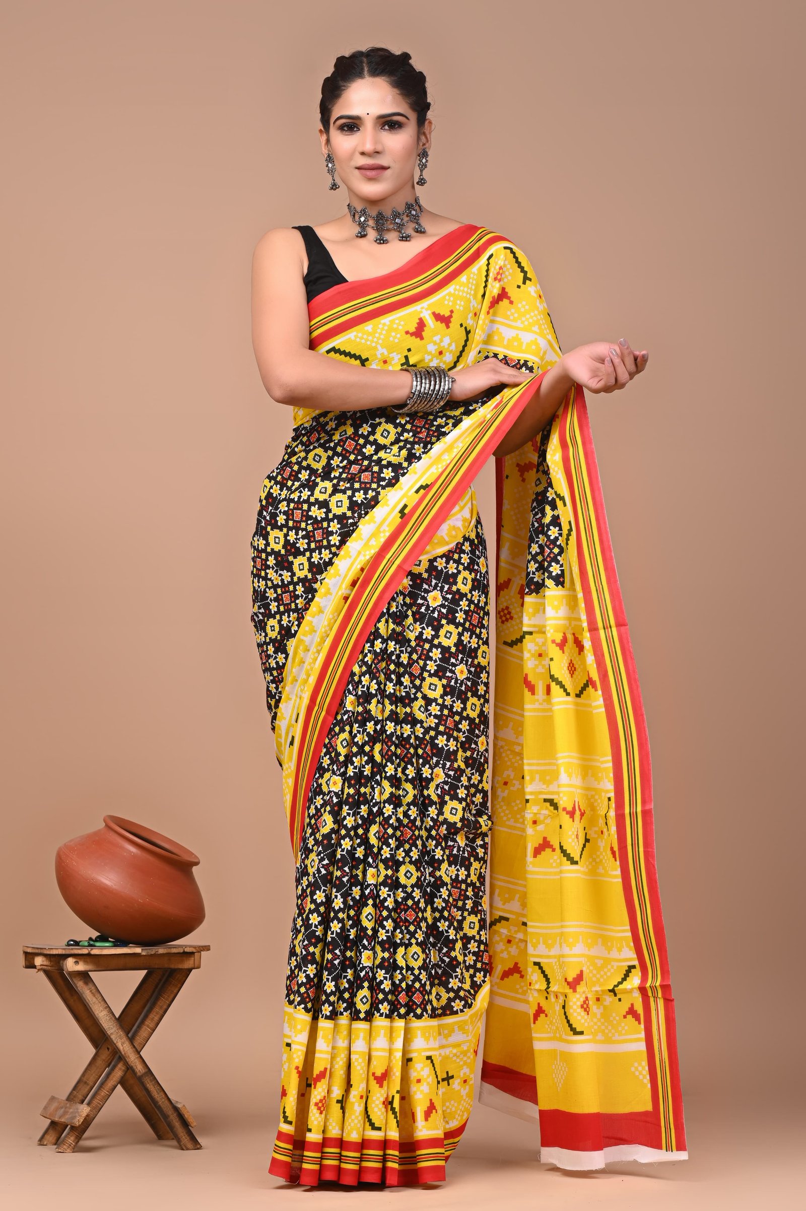 Cotton Printed Saree