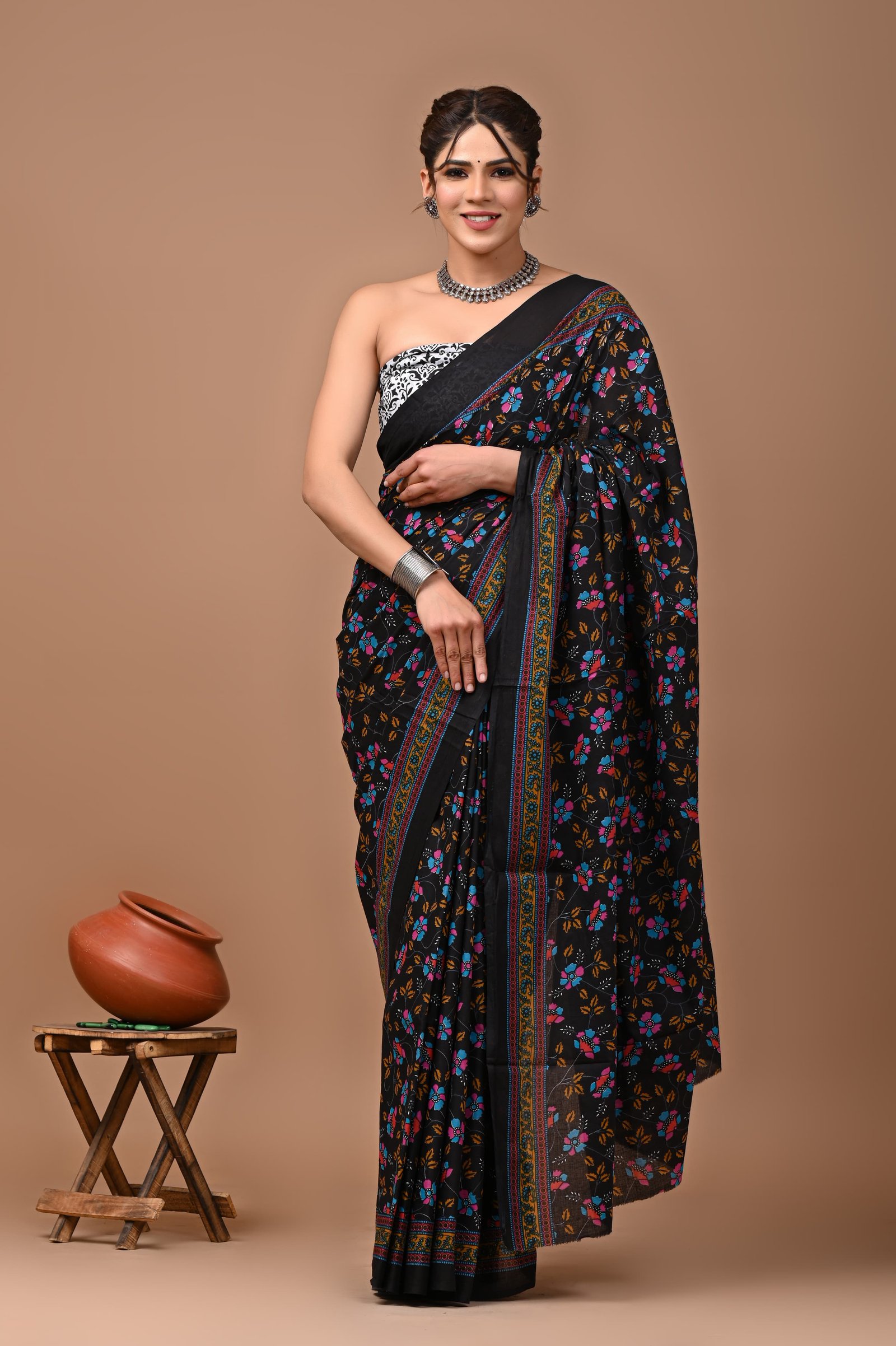 Cotton Printed Saree