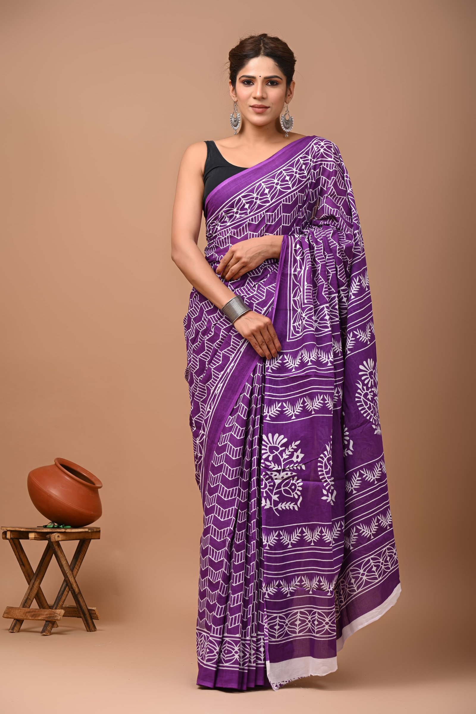Cotton Printed Saree