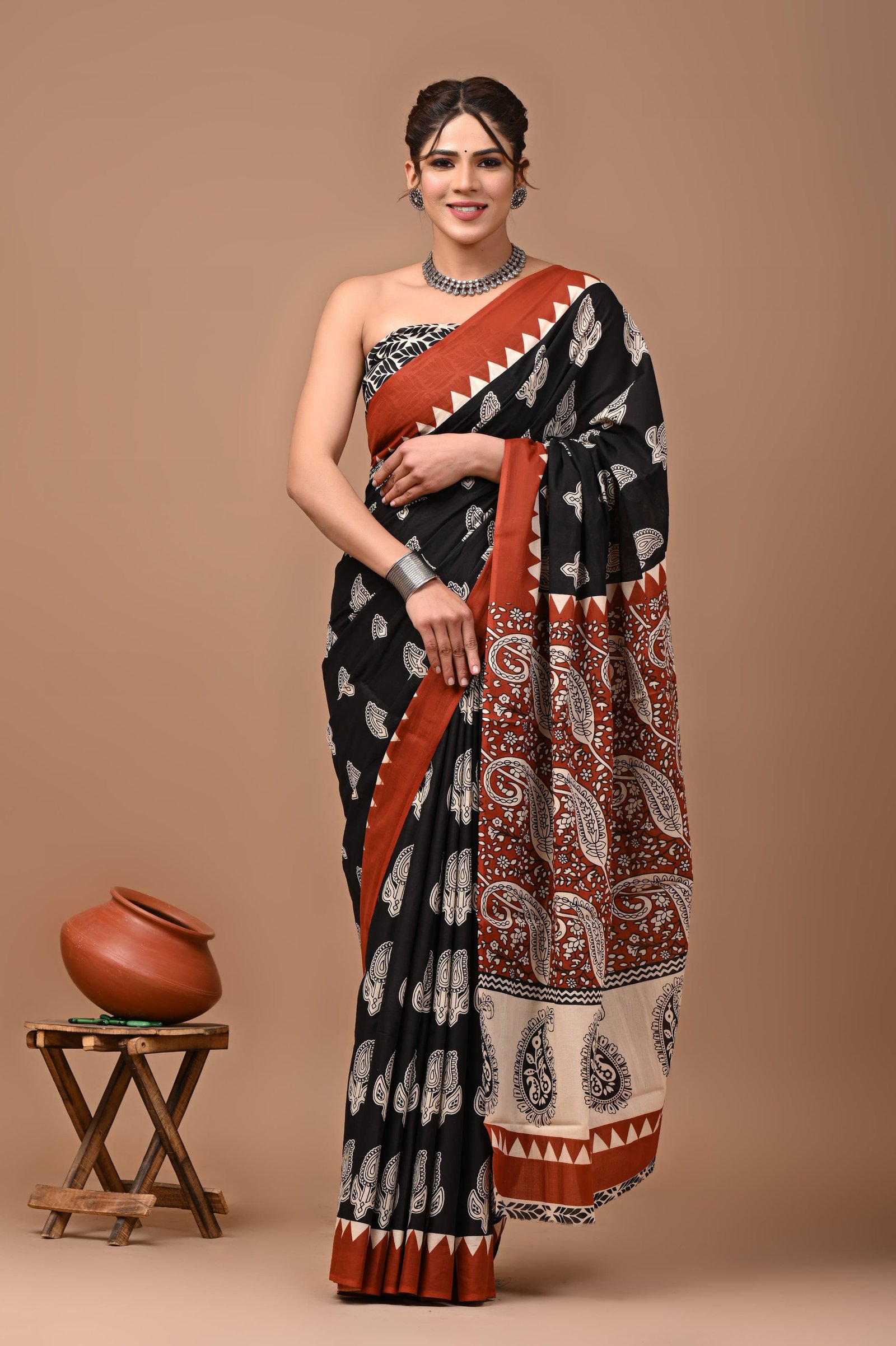 Cotton Printed Saree