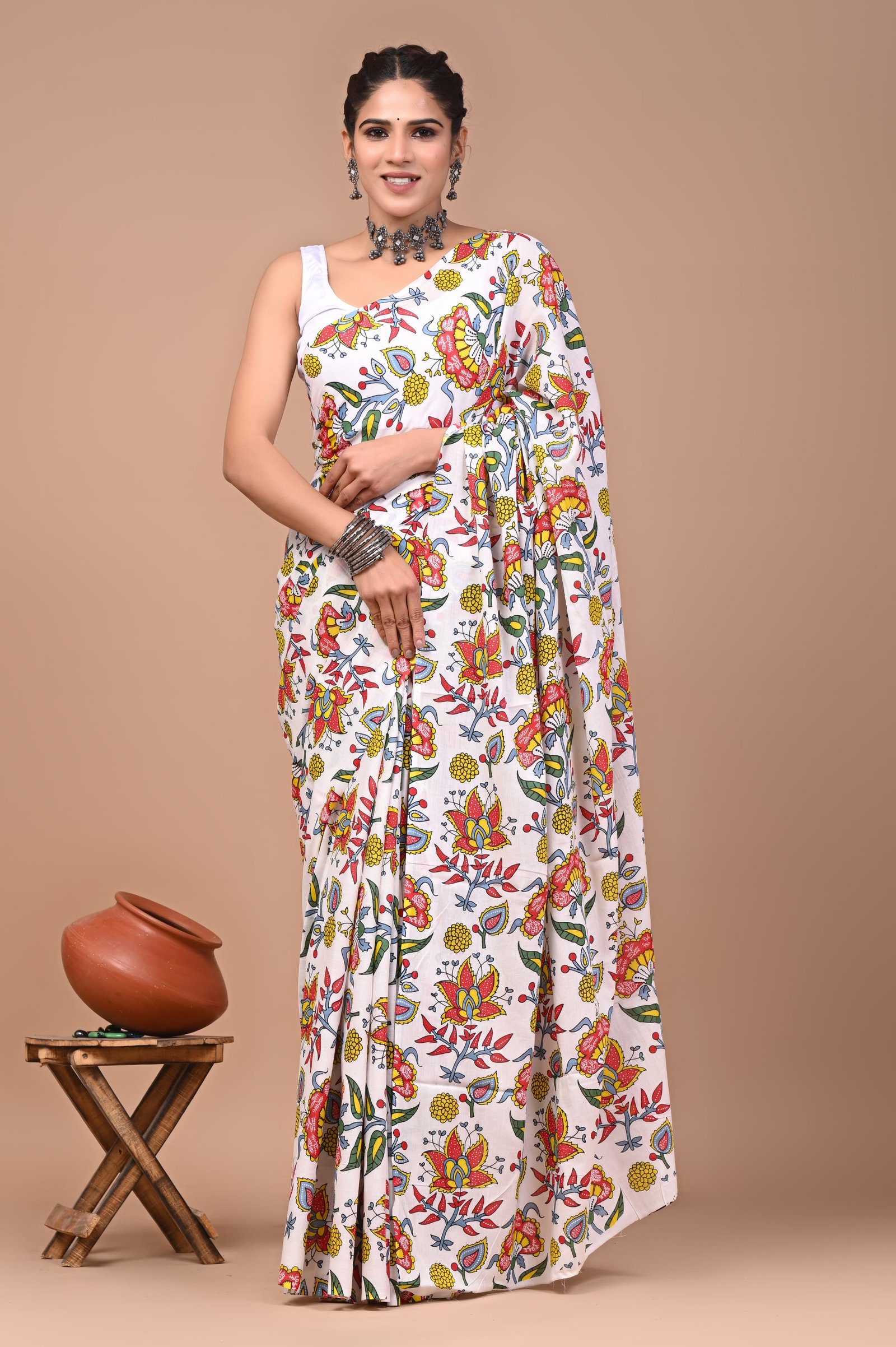 Cotton Printed Saree