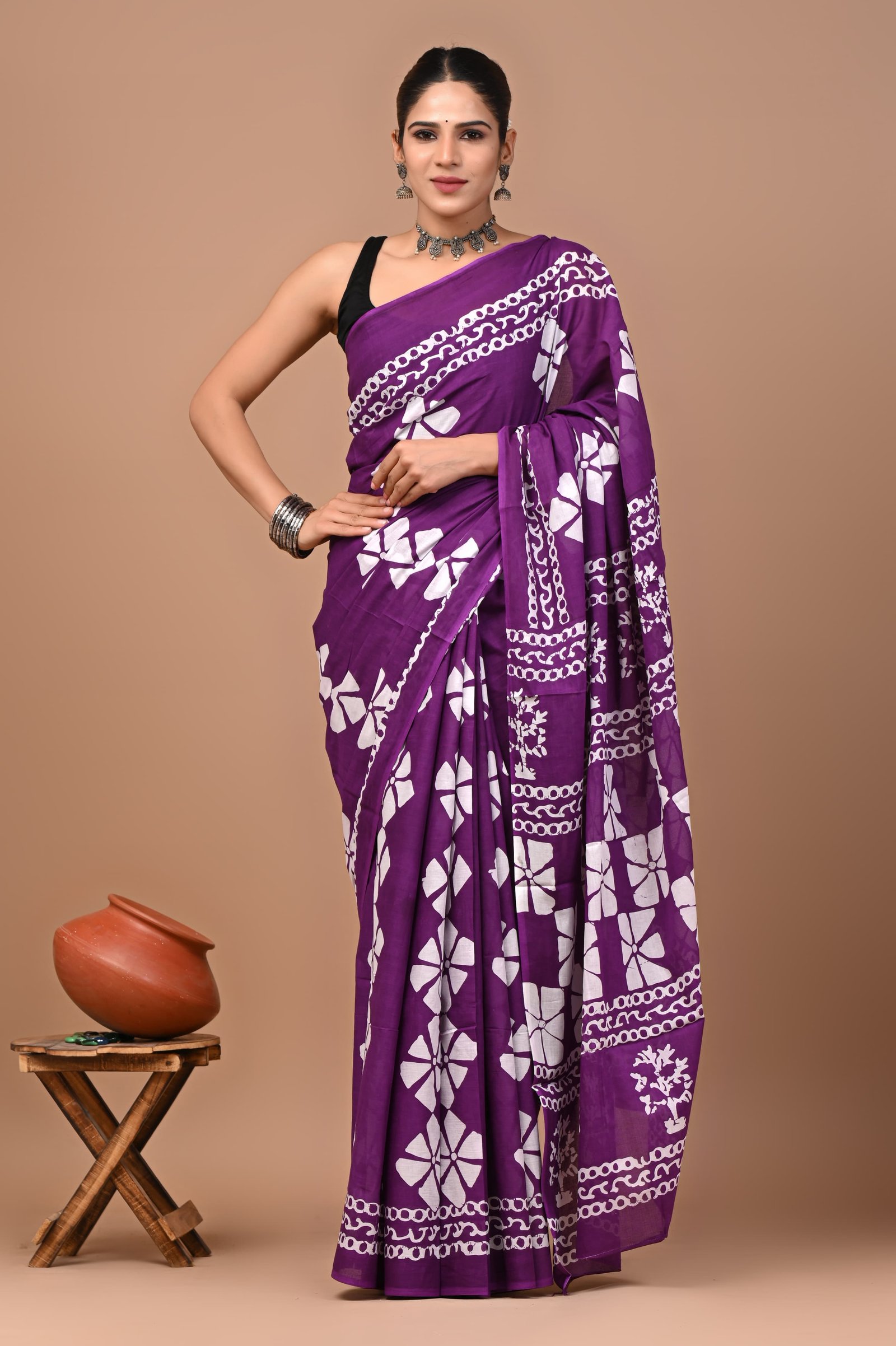 Cotton Printed Saree
