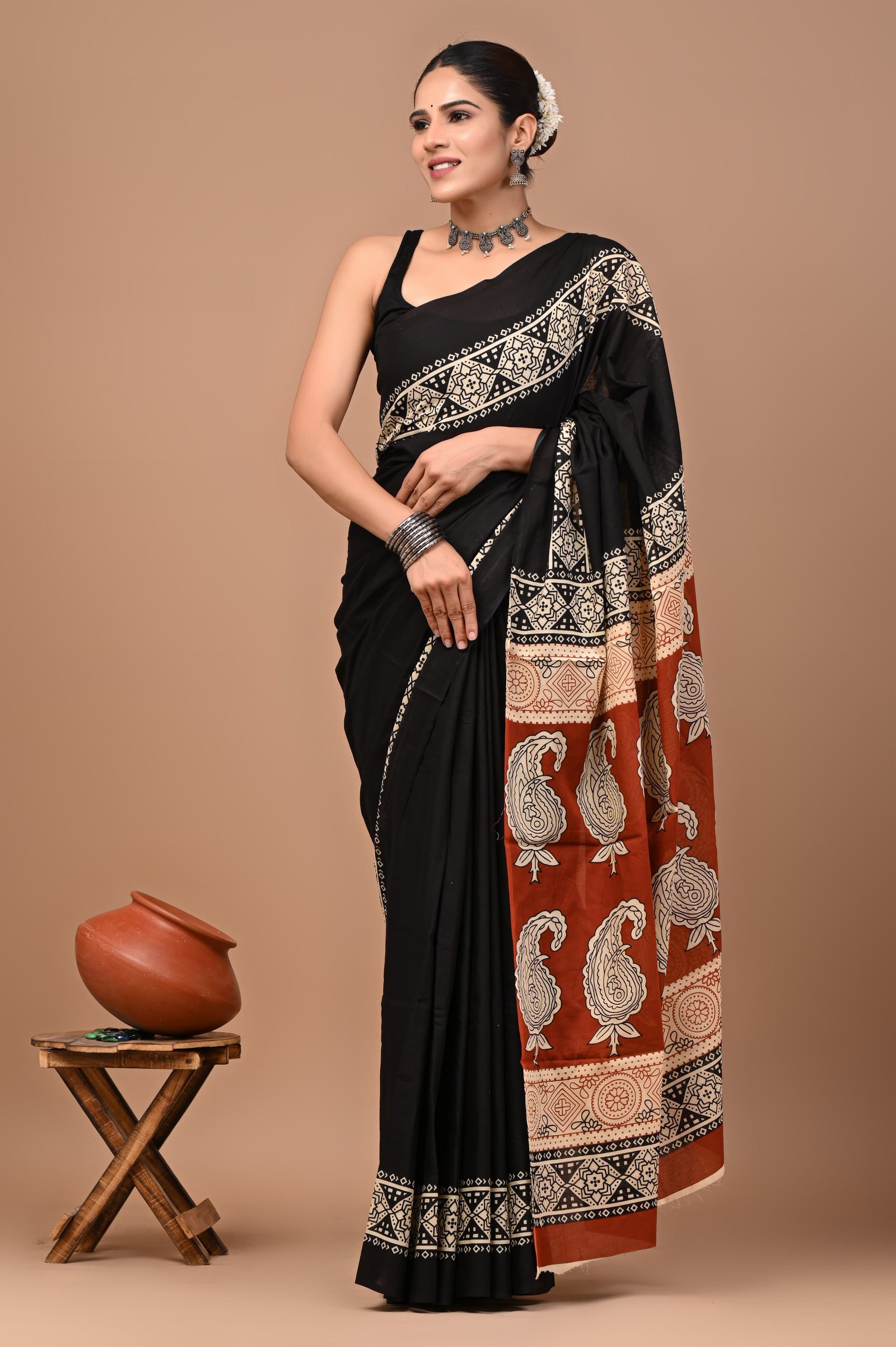 Cotton Printed Saree