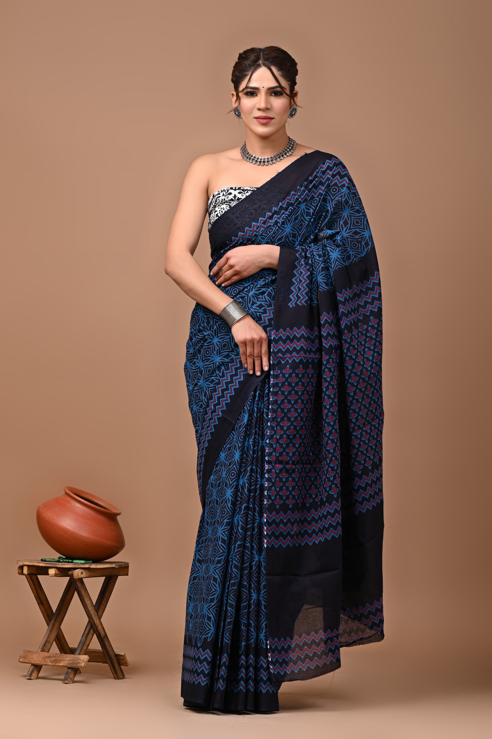 Cotton Printed Saree