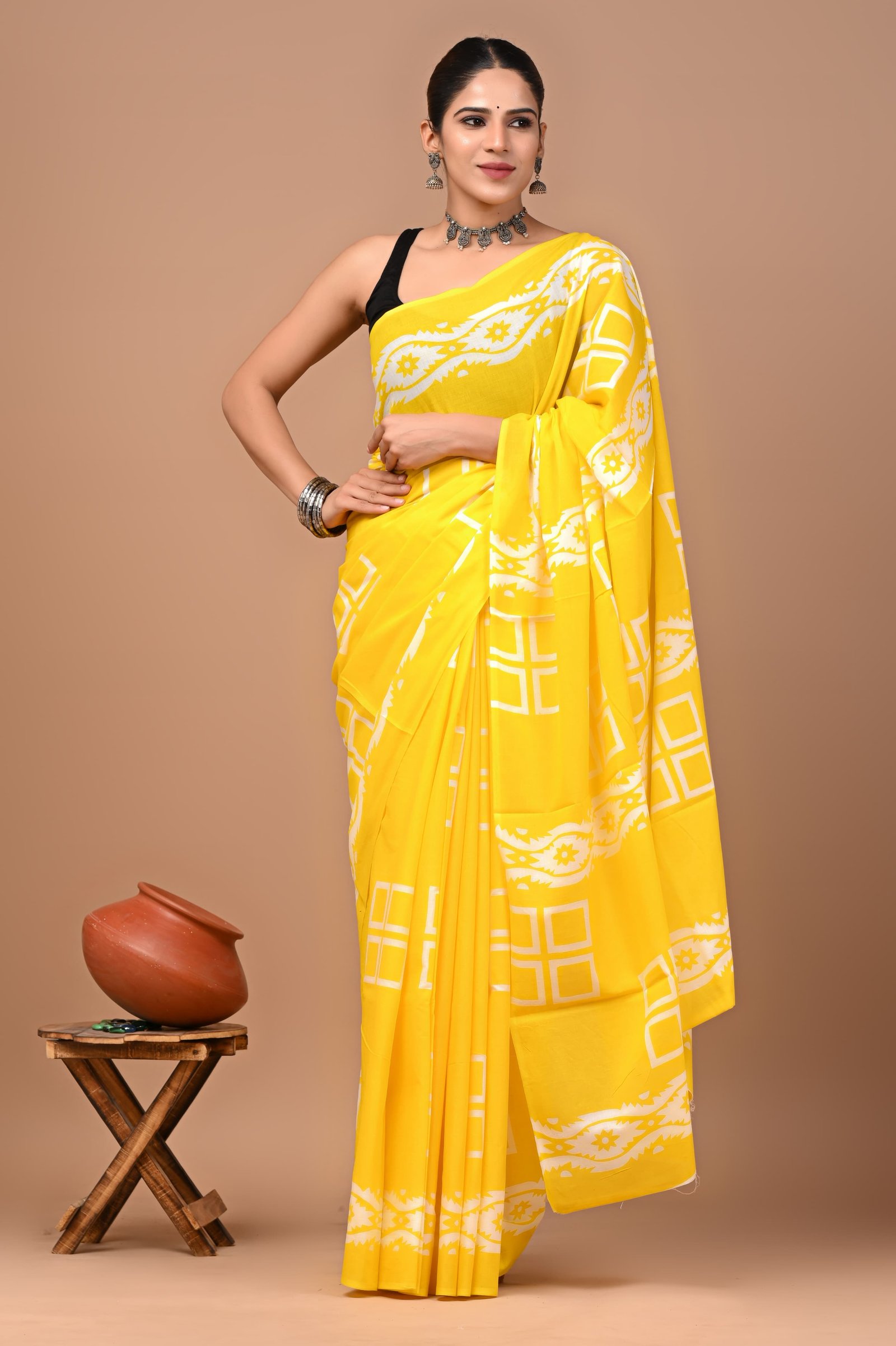 Cotton Printed Saree