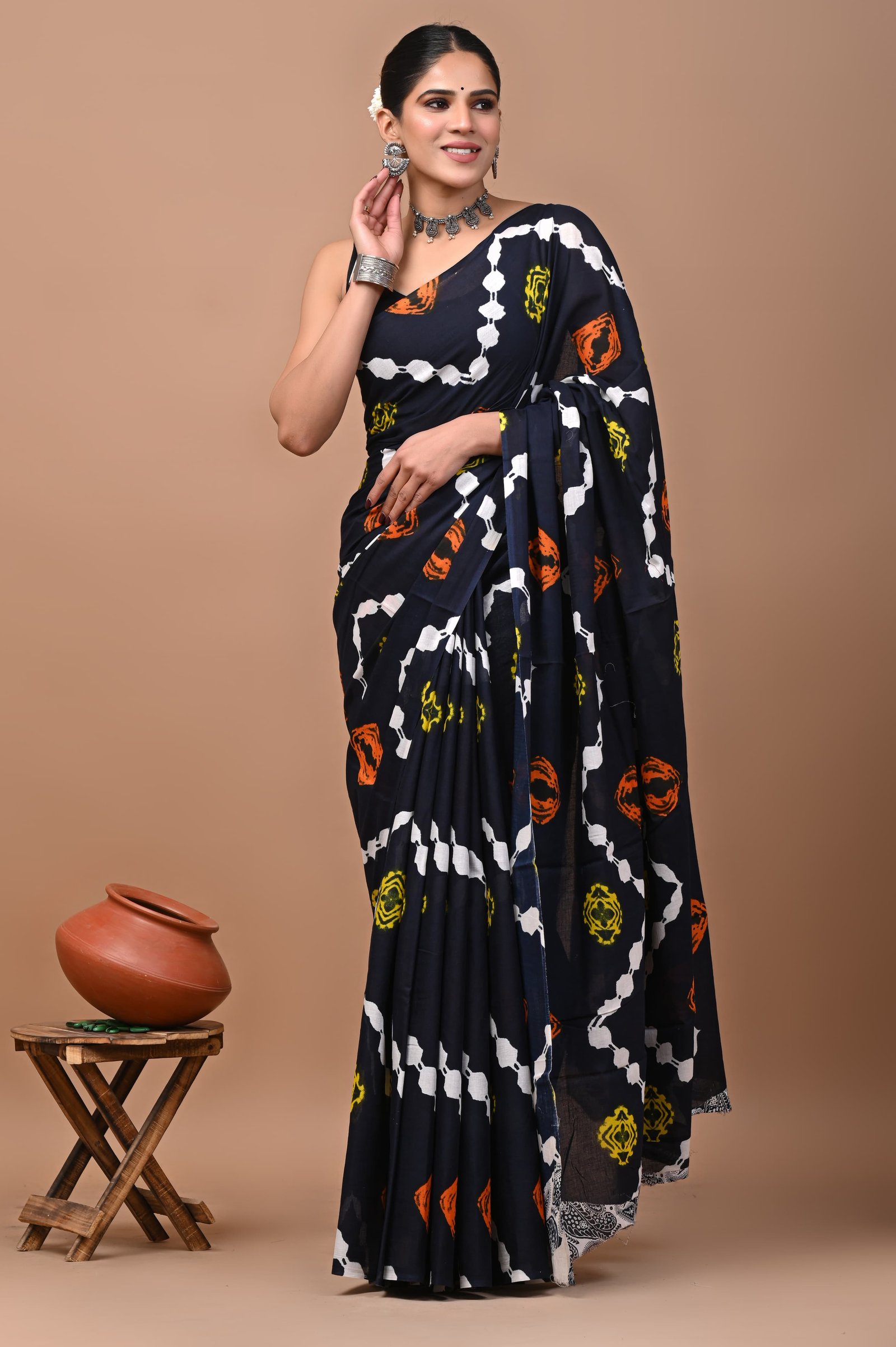 Cotton Printed Saree