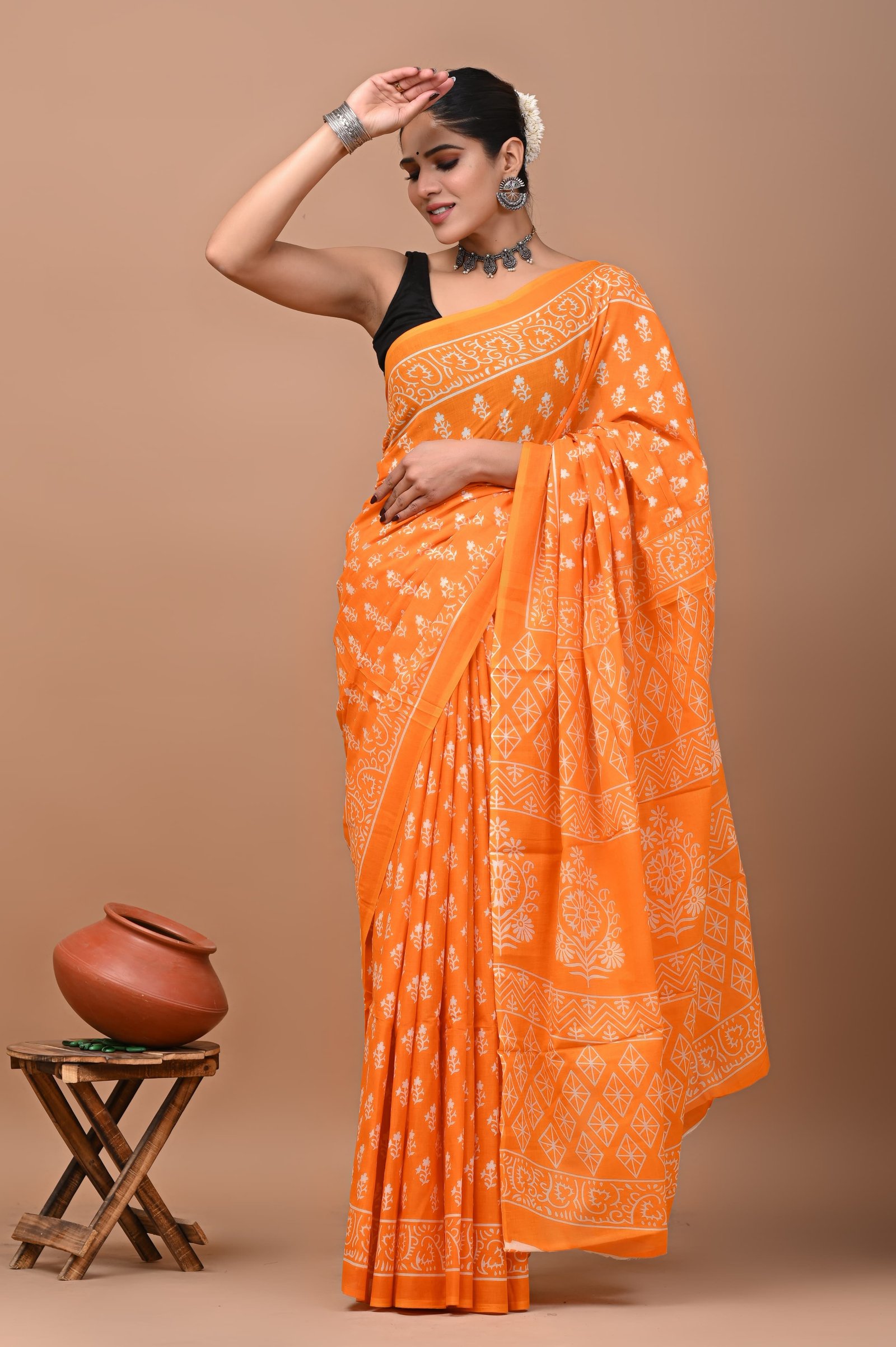 Cotton Printed Saree