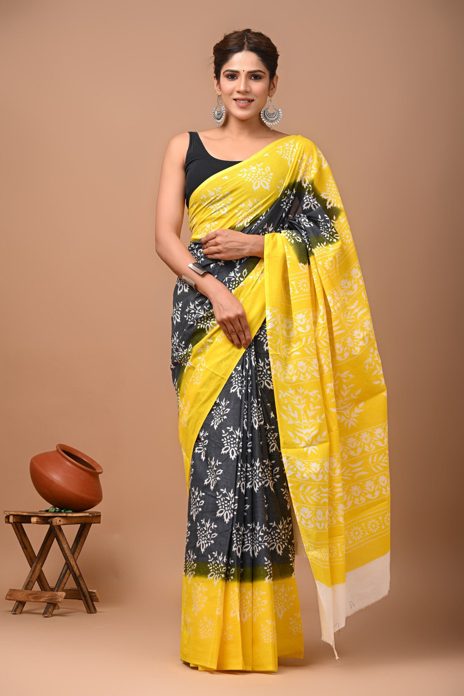 Cotton Printed Saree