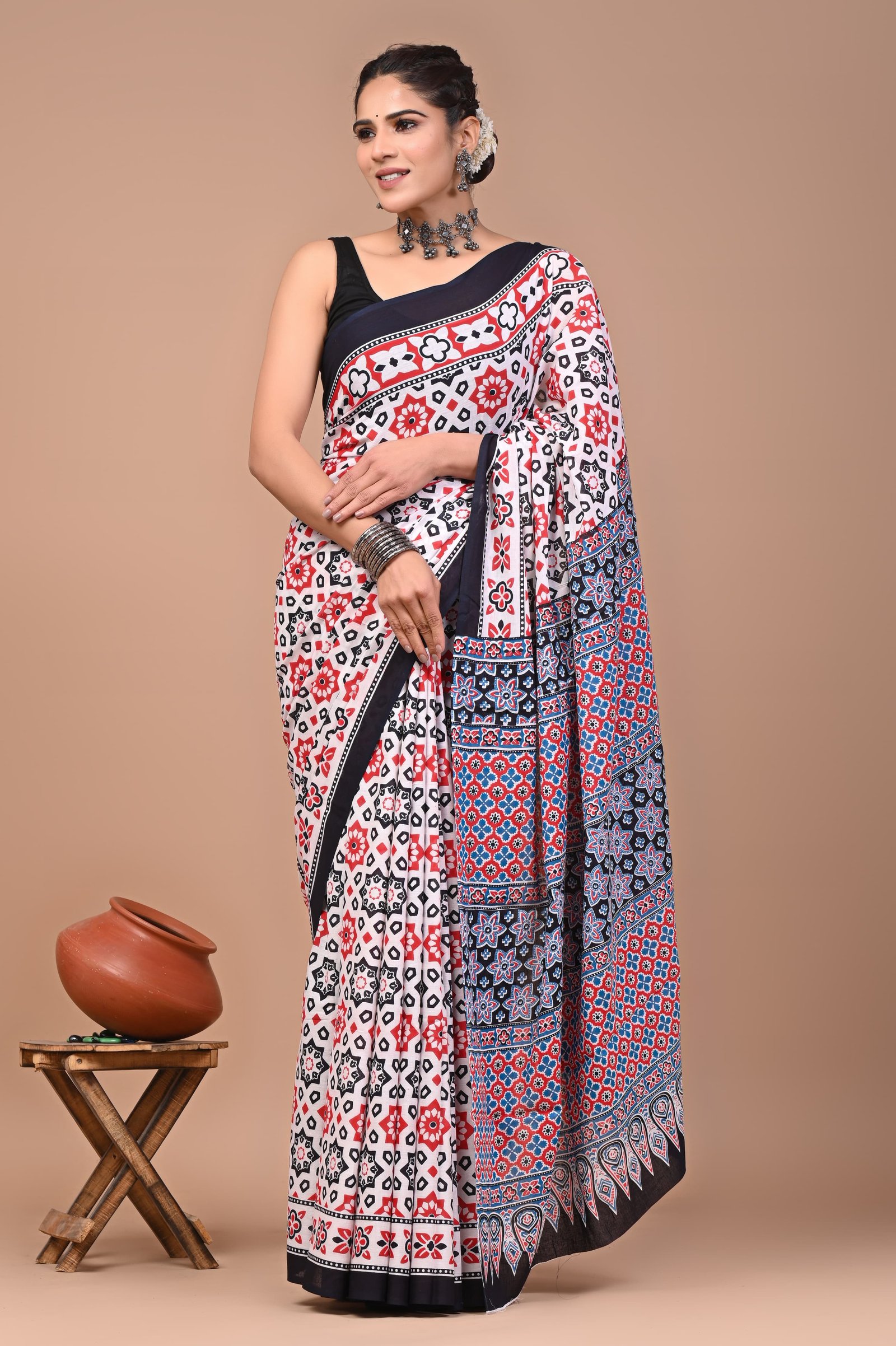 Cotton Printed Saree