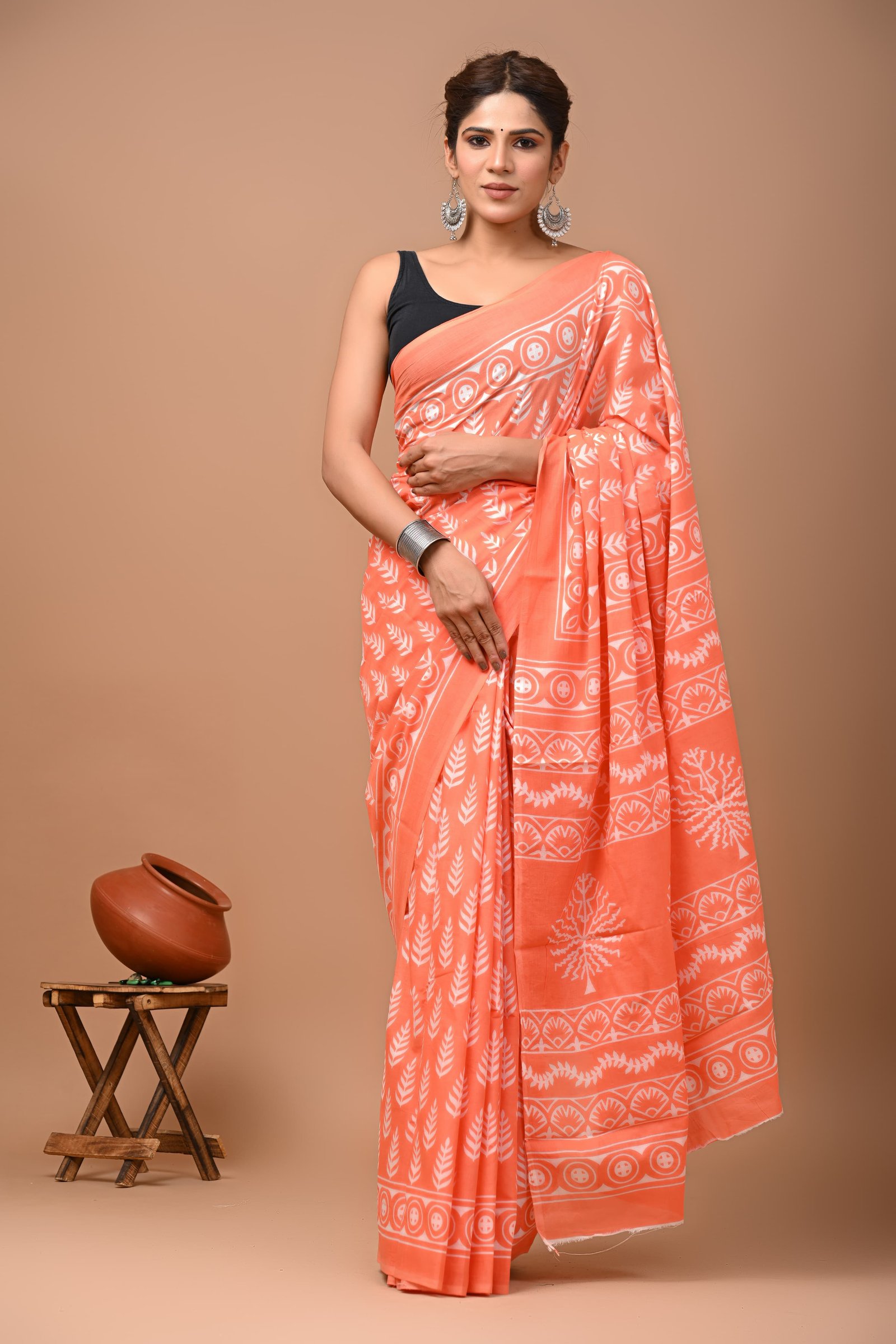 Cotton Printed Saree