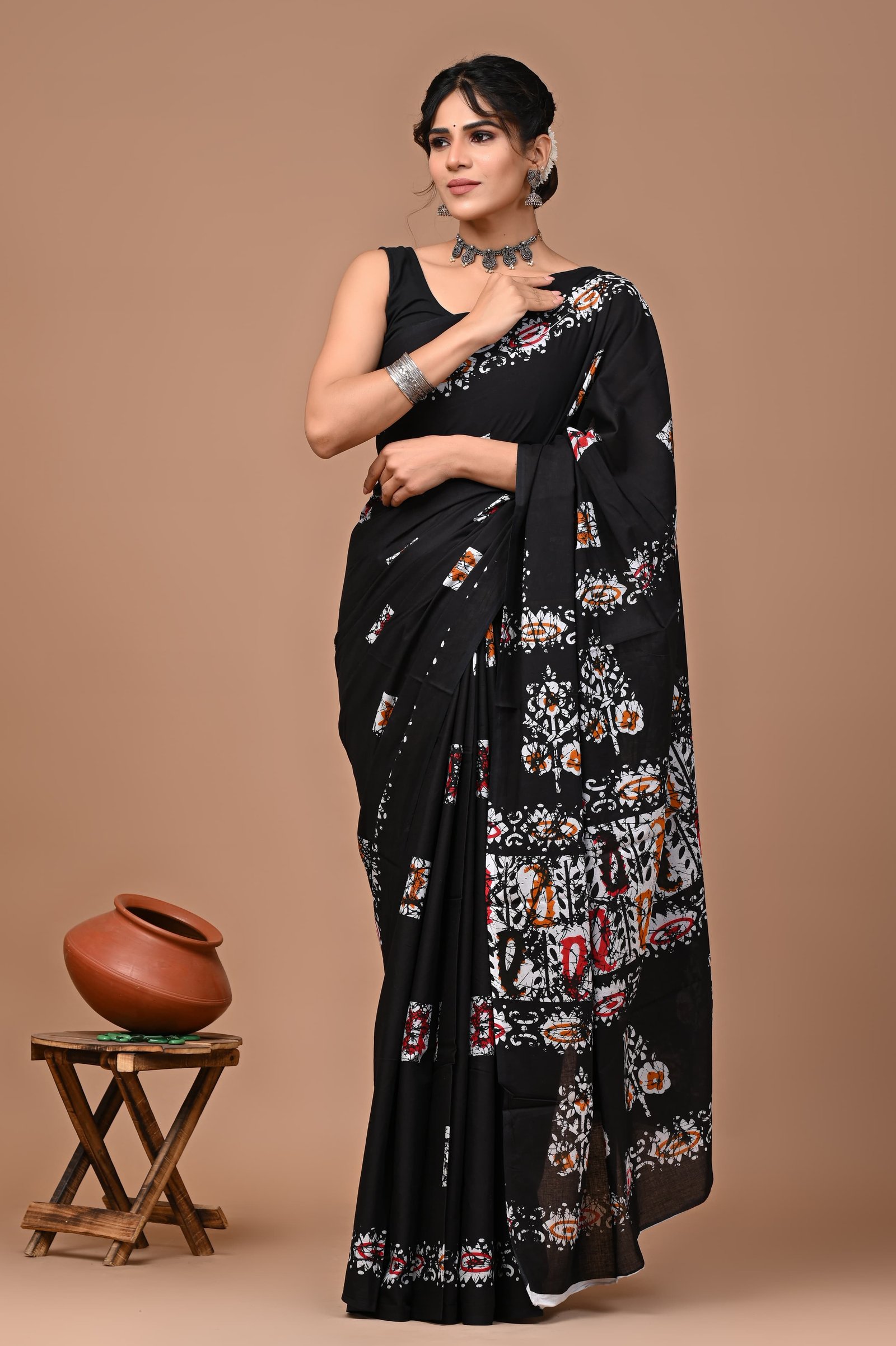 Cotton Printed Saree