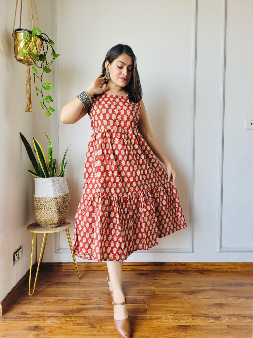 Cotton Printed Dress