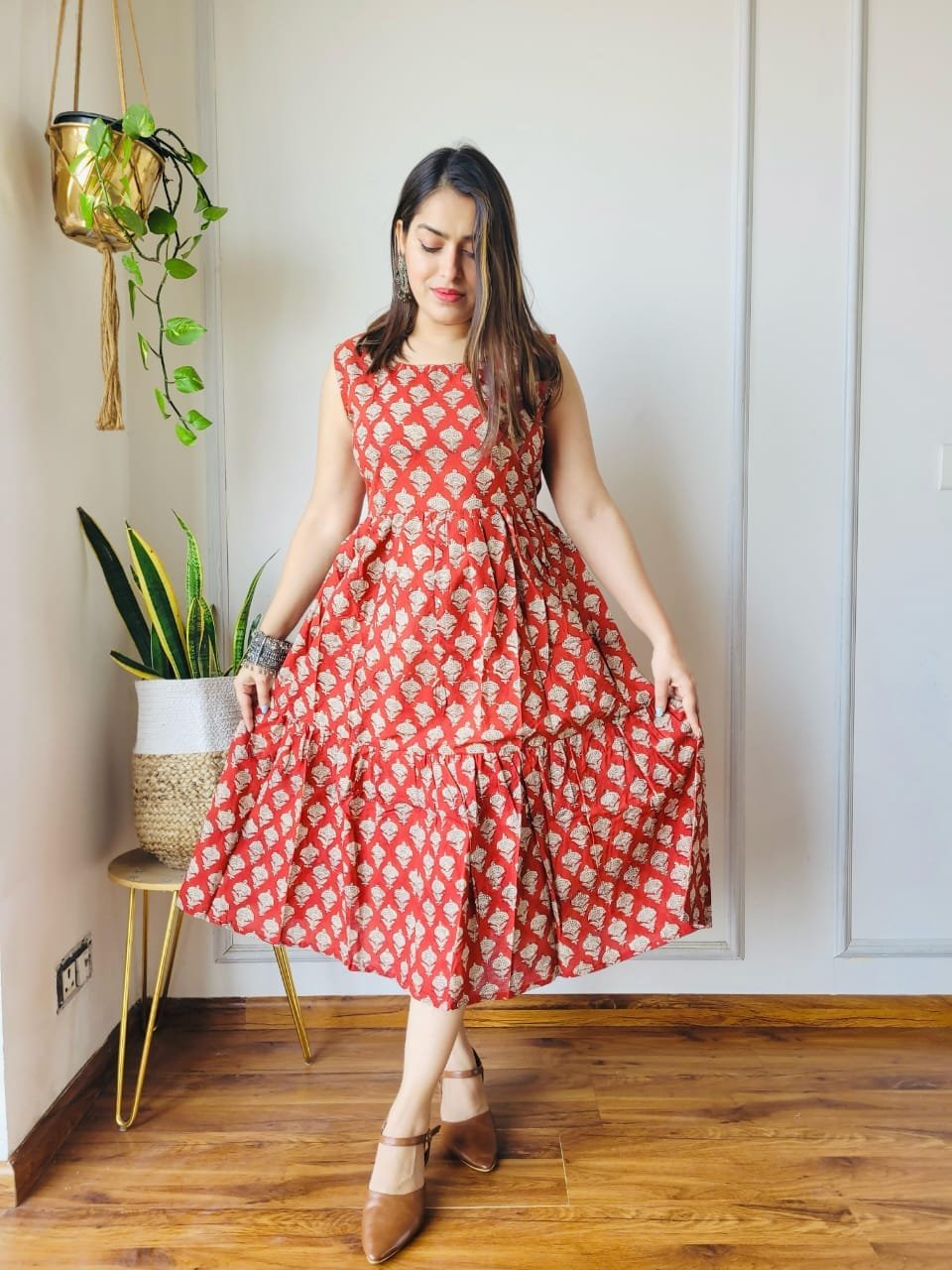 Cotton Printed Dress