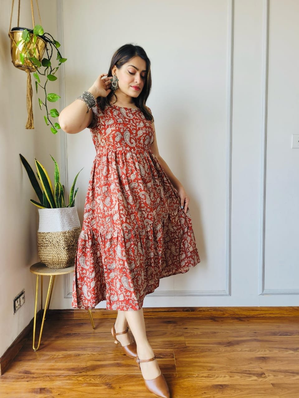 Cotton Printed Dress