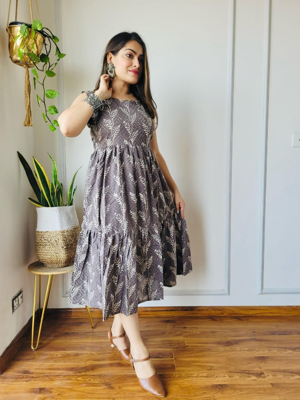 Cotton Printed Dress