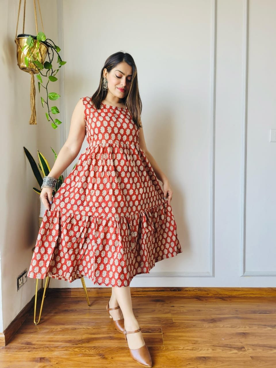 Cotton Printed Dress