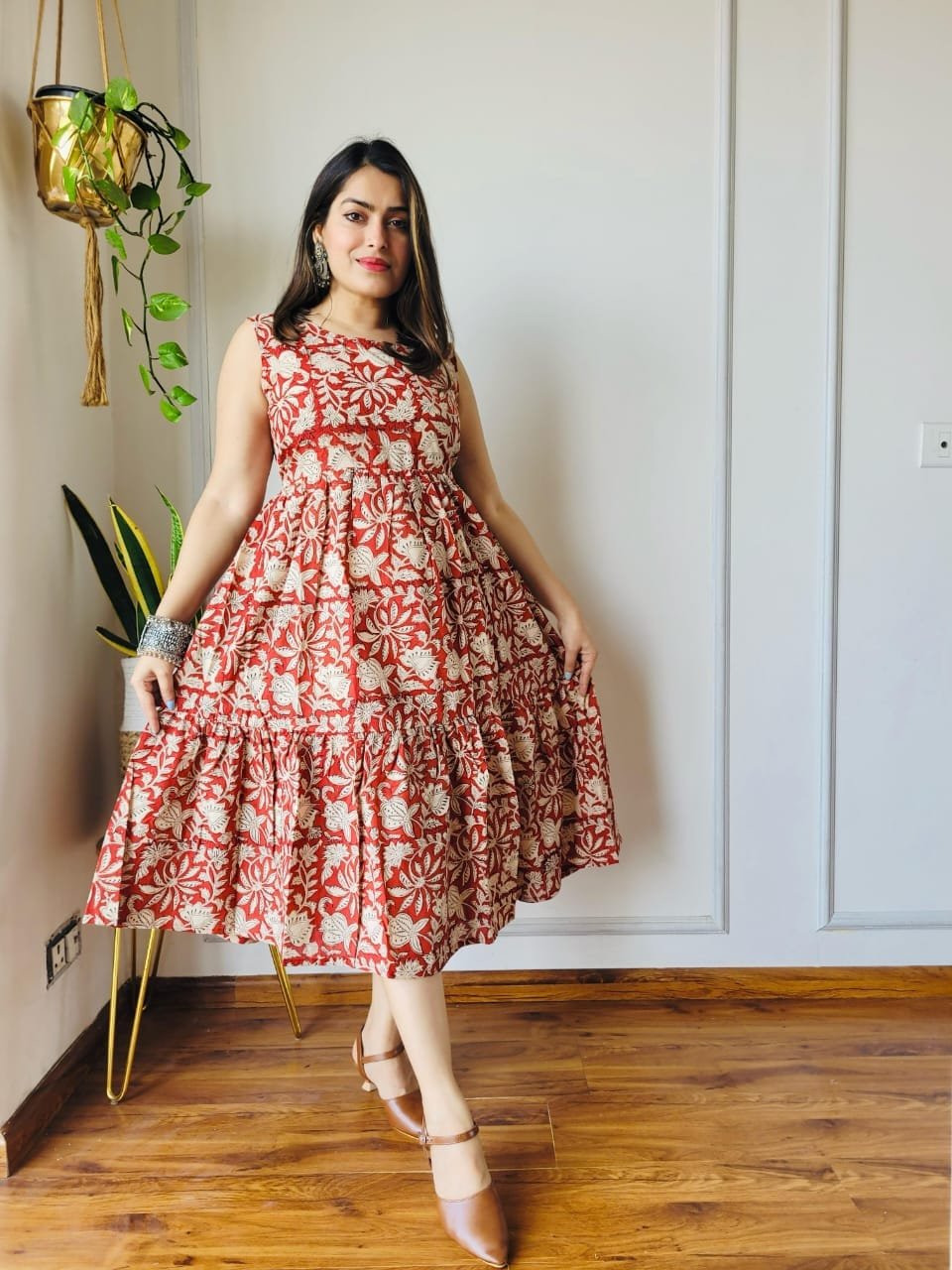 Cotton Printed Dress