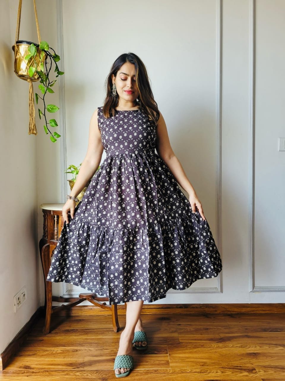 Cotton Printed Dress