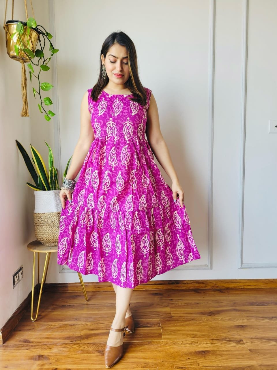 Cotton Printed Dress