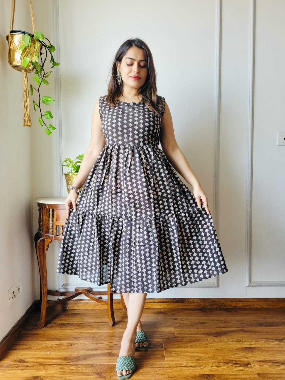Cotton Printed Dress