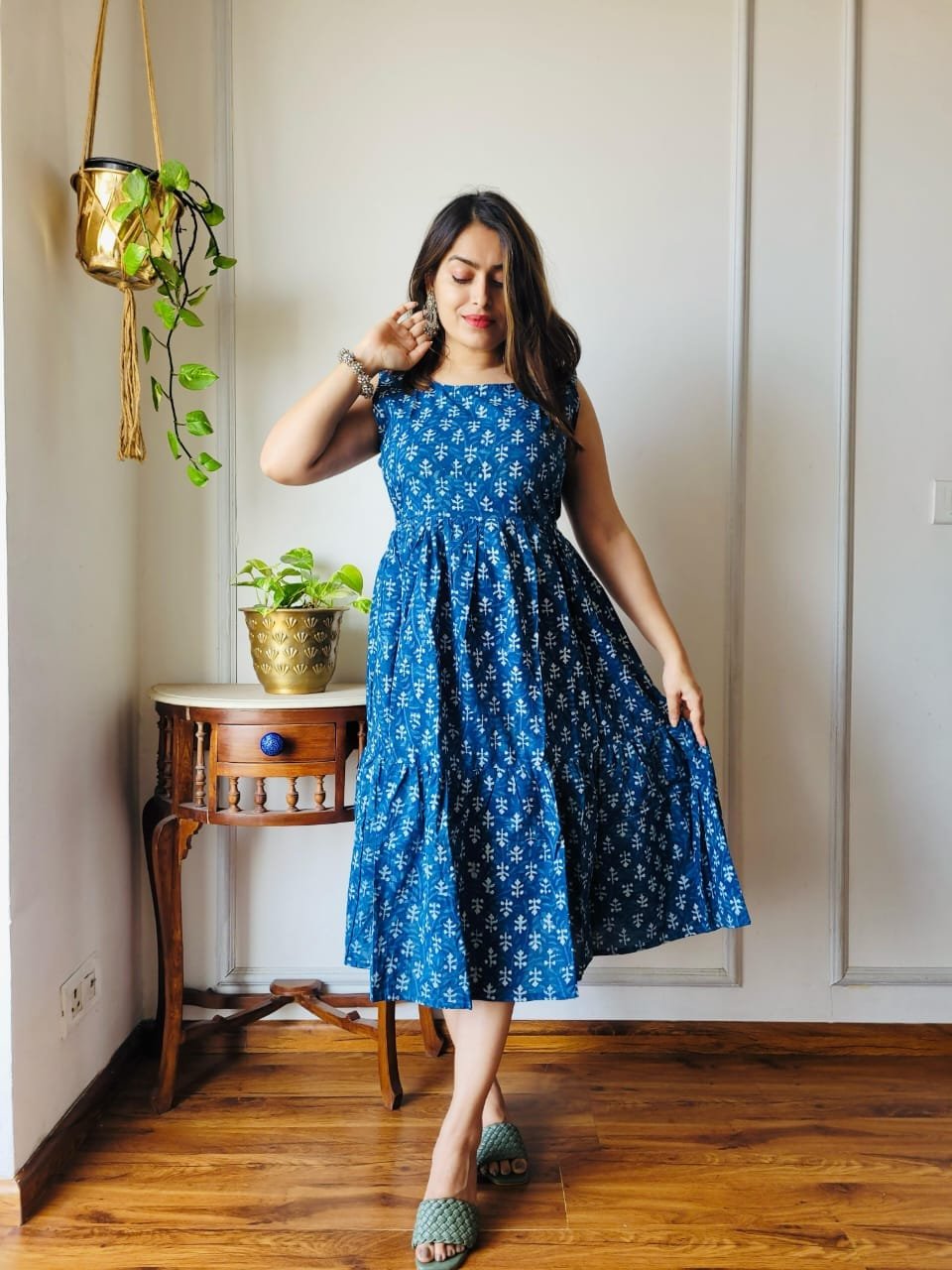 Cotton Printed Dress