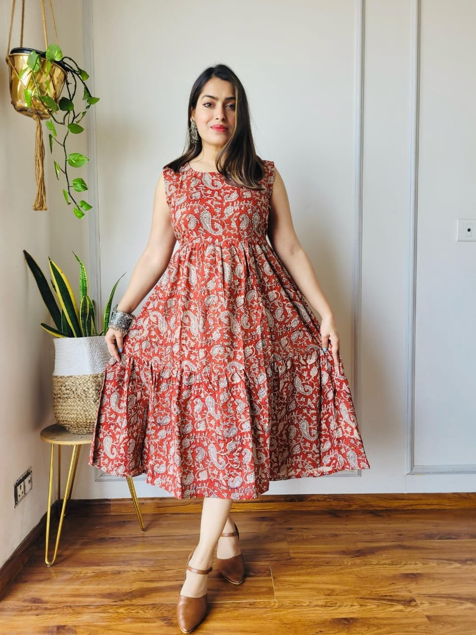 Cotton Printed Dress