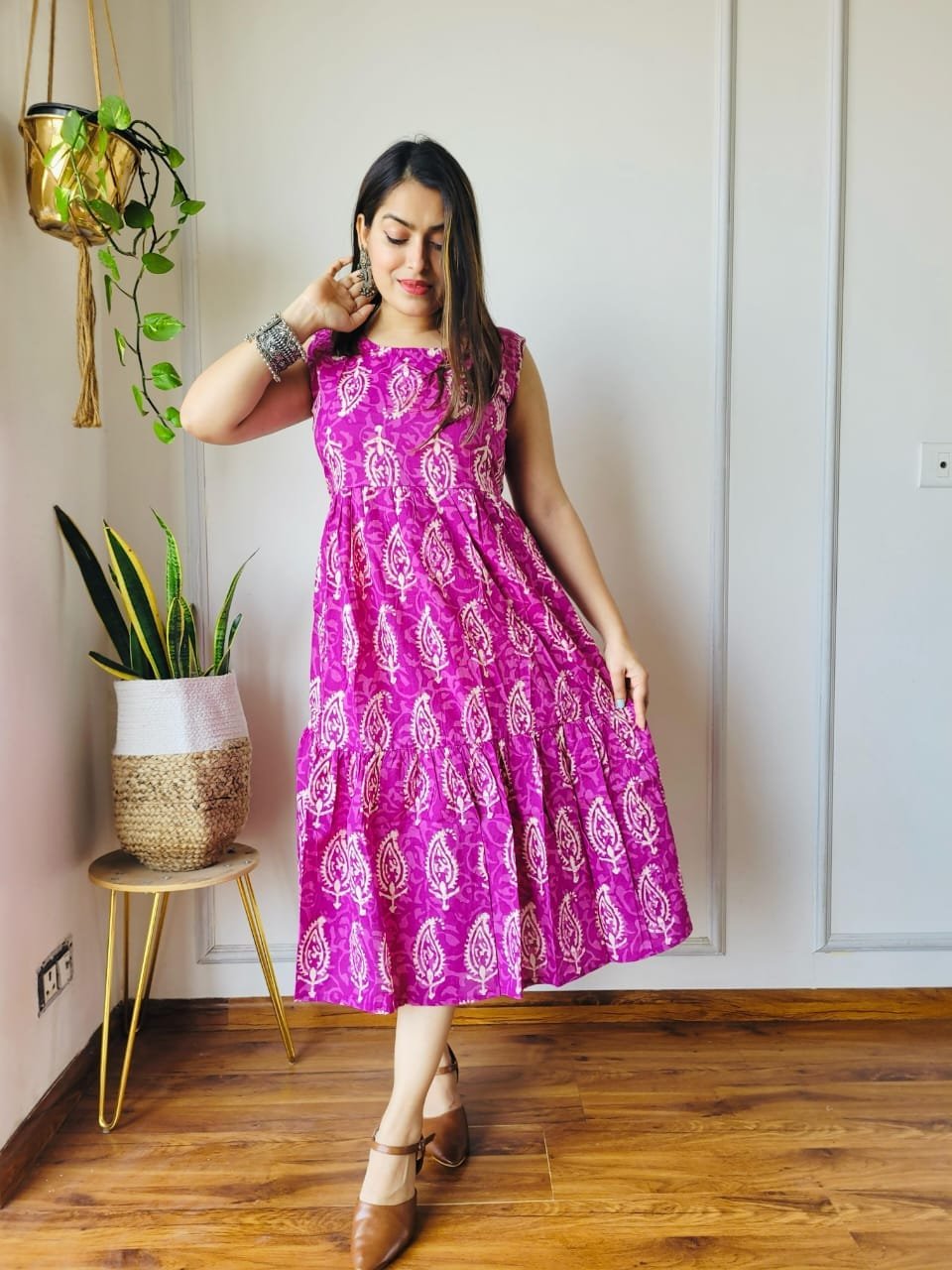 Cotton Printed Dress