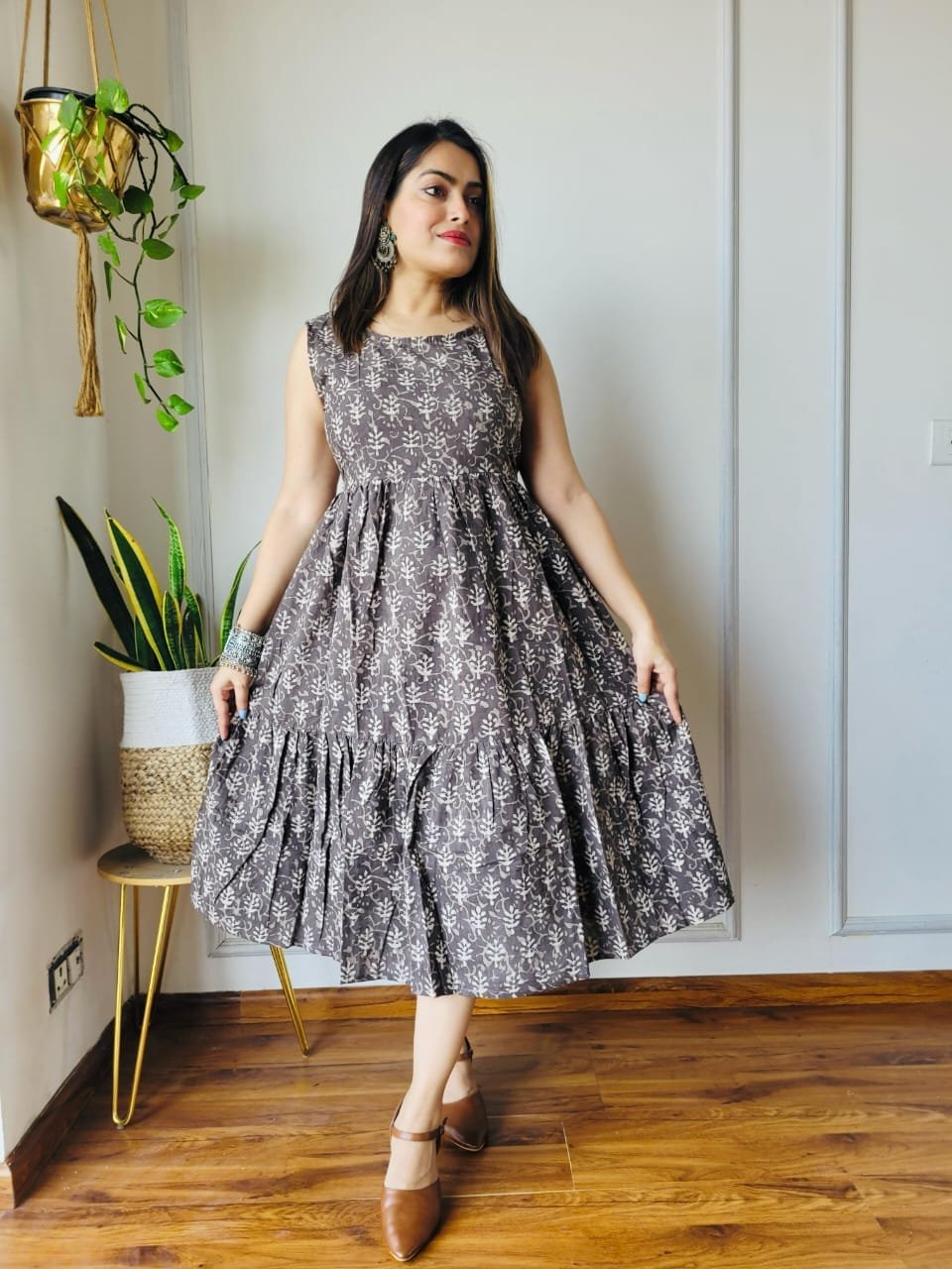 Cotton Printed Dress