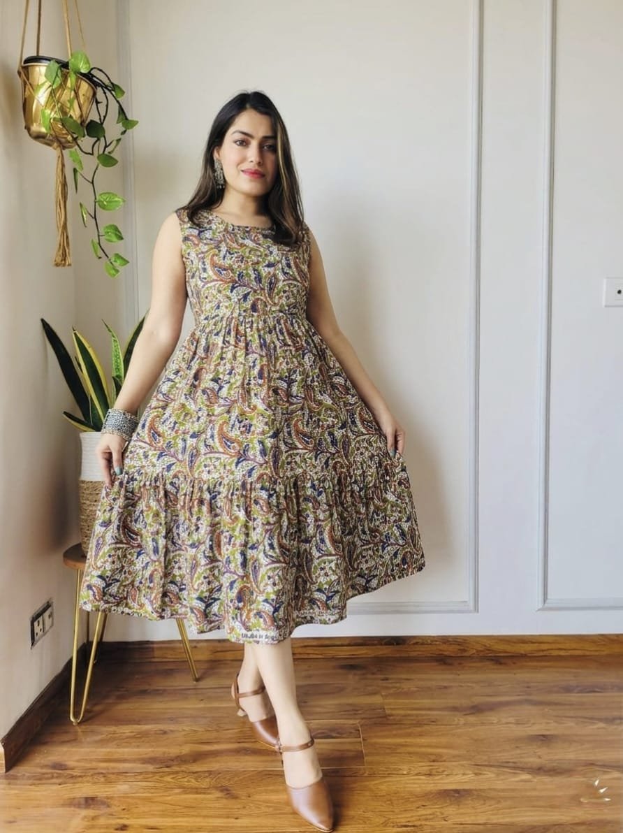 Cotton Printed Dress