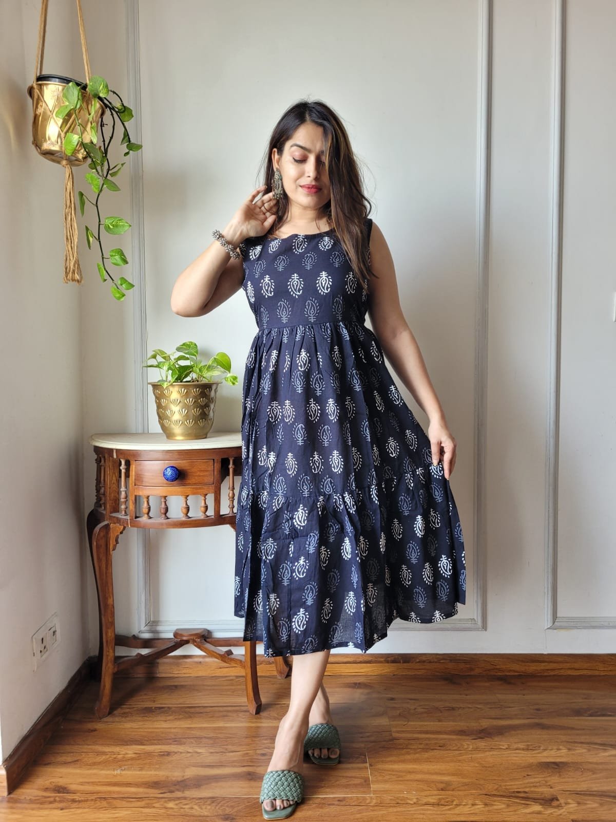 Cotton Printed Dress