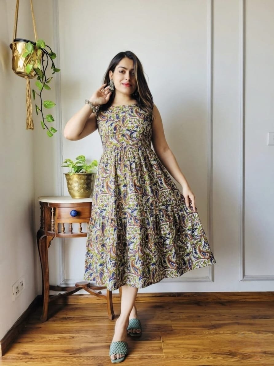 Cotton Printed Dress