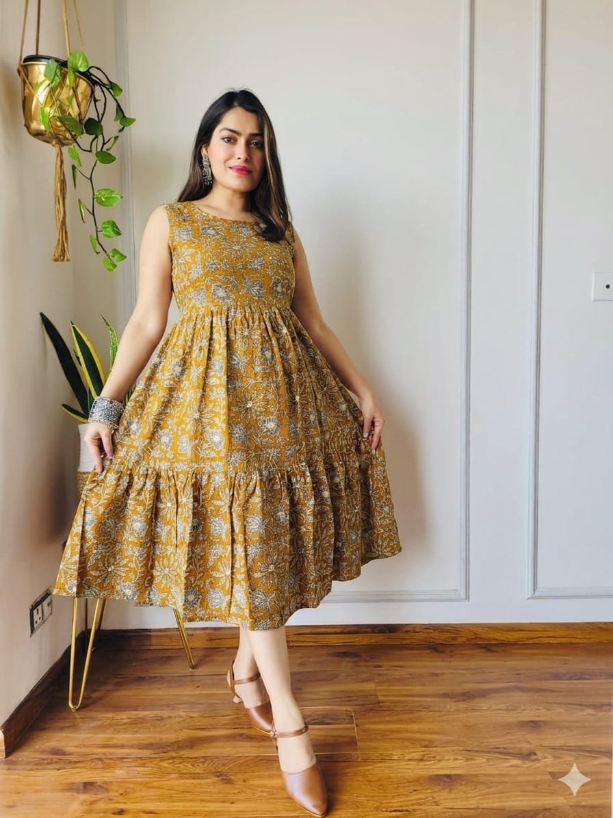 Cotton Printed Dress