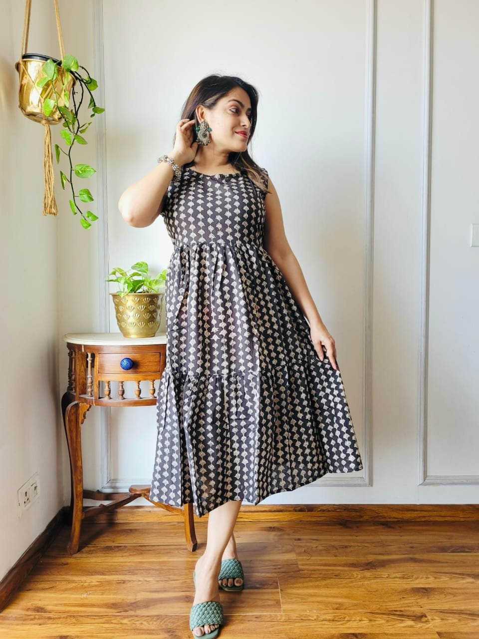 Cotton Printed Dress