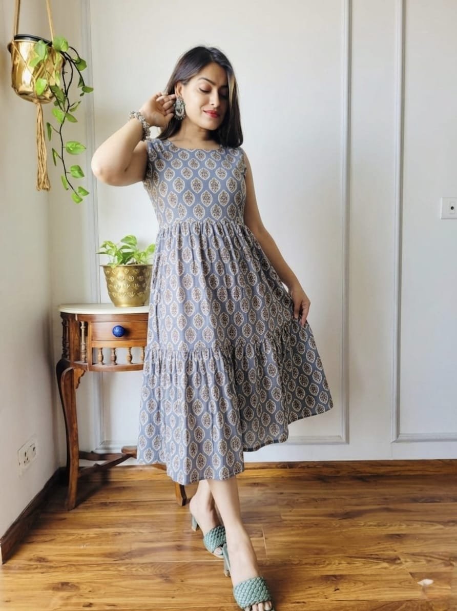 Cotton Printed Dress