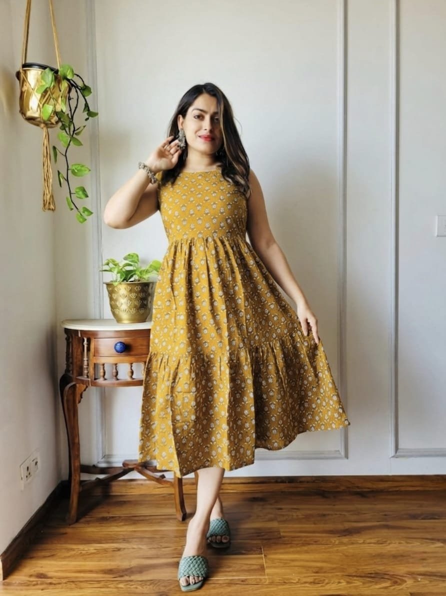 Cotton Printed Dress