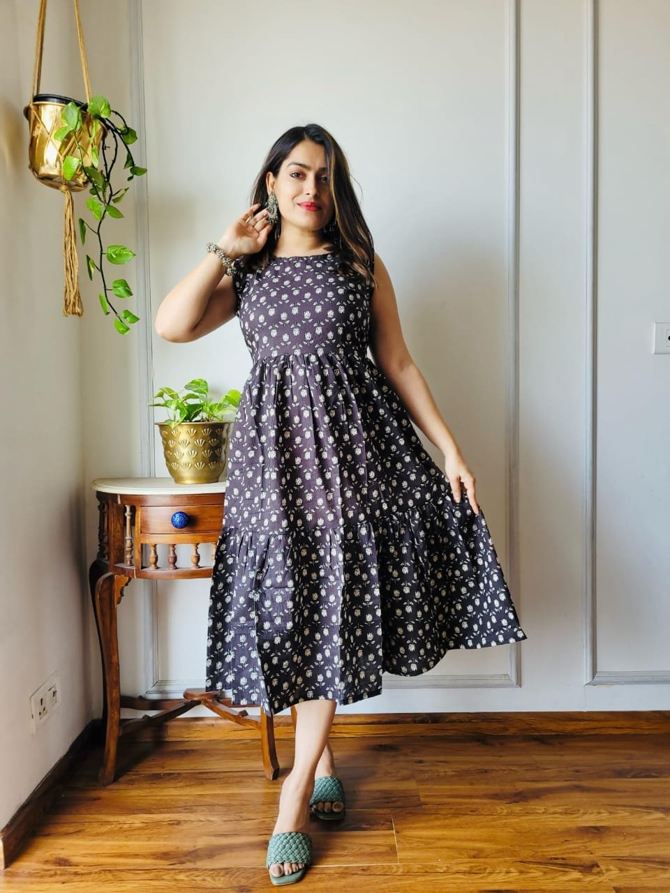 Cotton Printed Dress