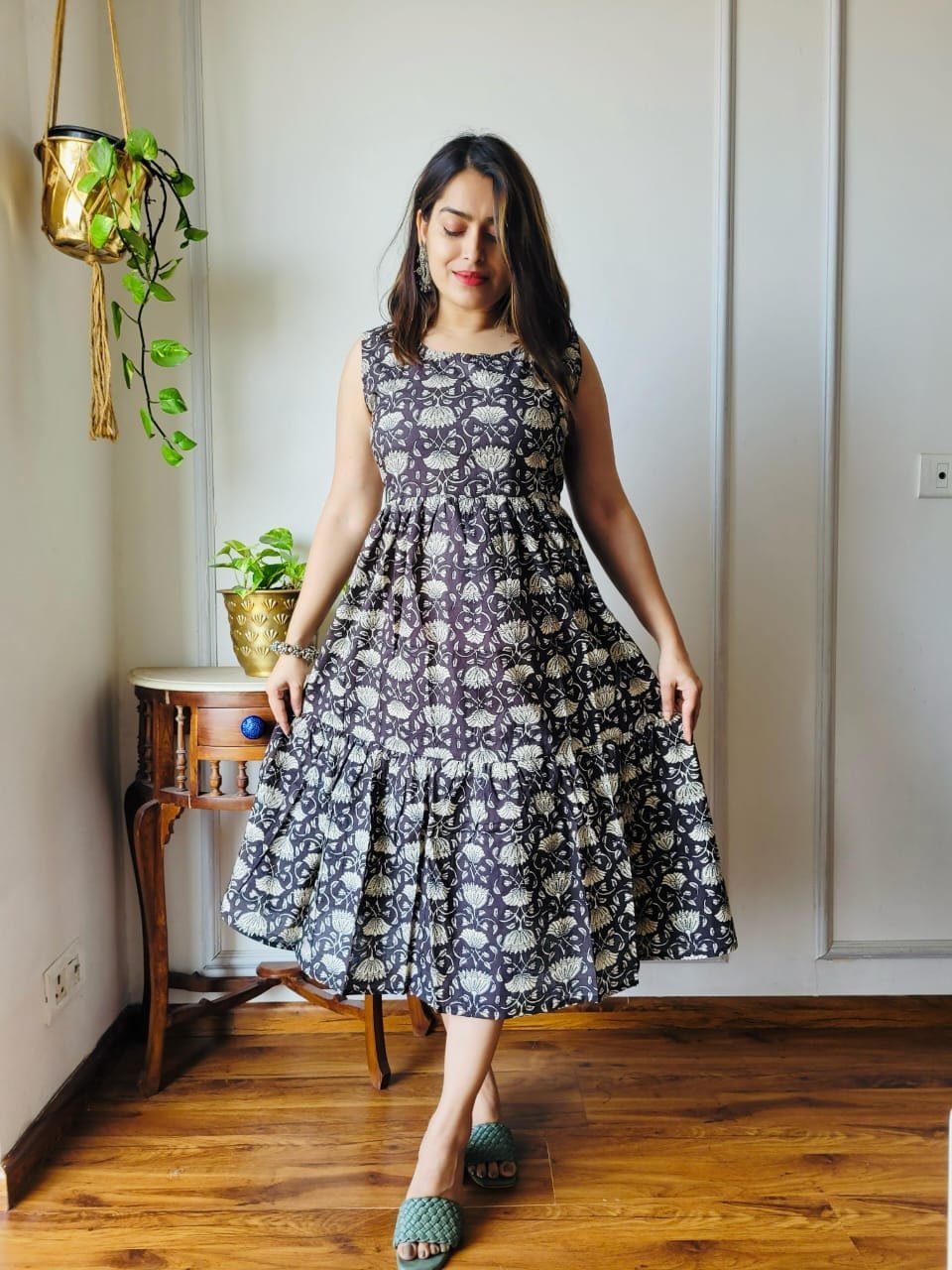 Cotton Printed Dress