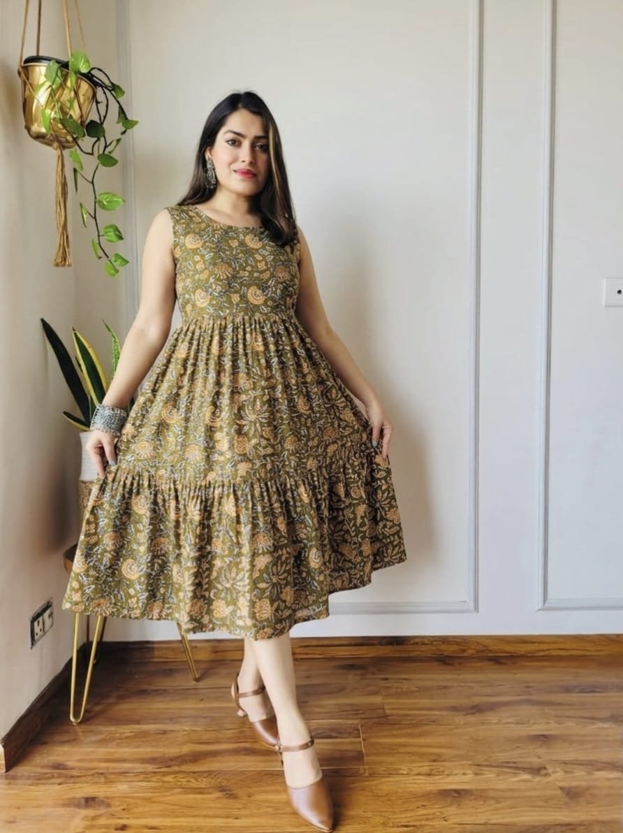 Cotton Printed Dress