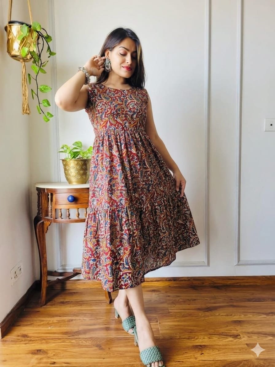 Cotton Printed Dress