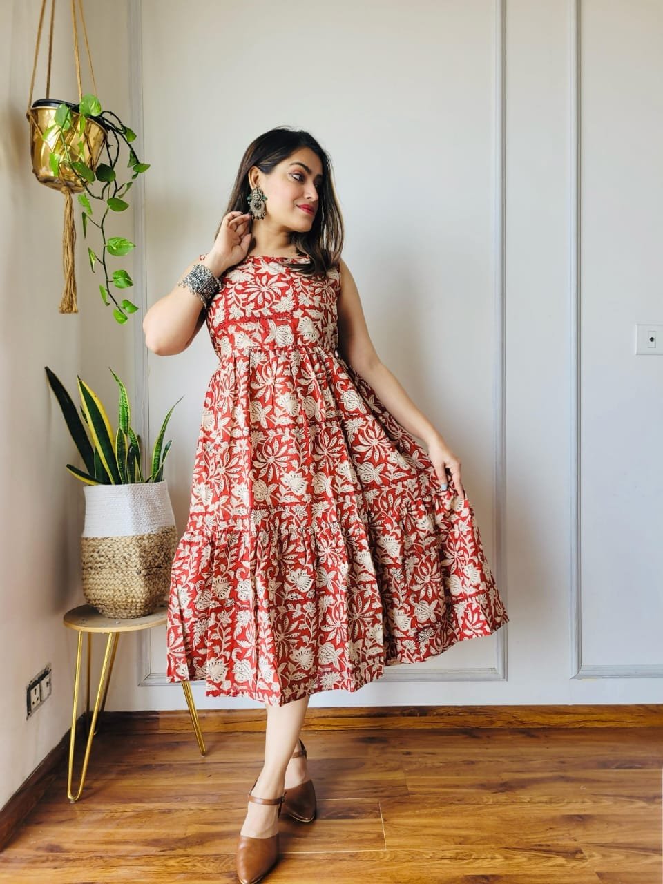 Cotton Printed Dress