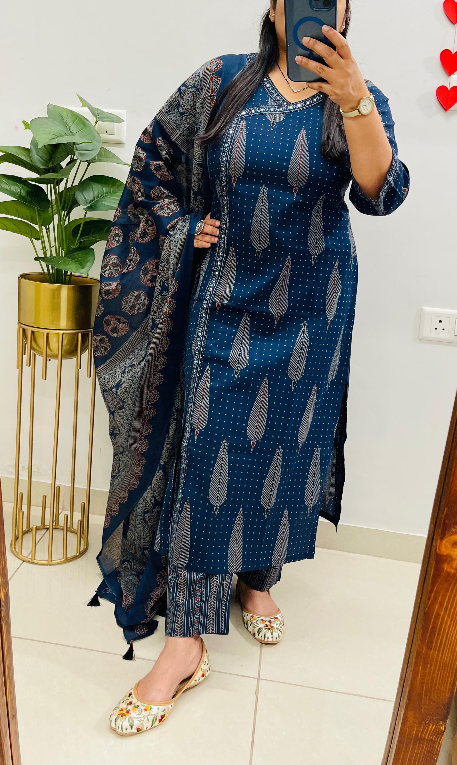 Cotton Printed Stitched Suit Set