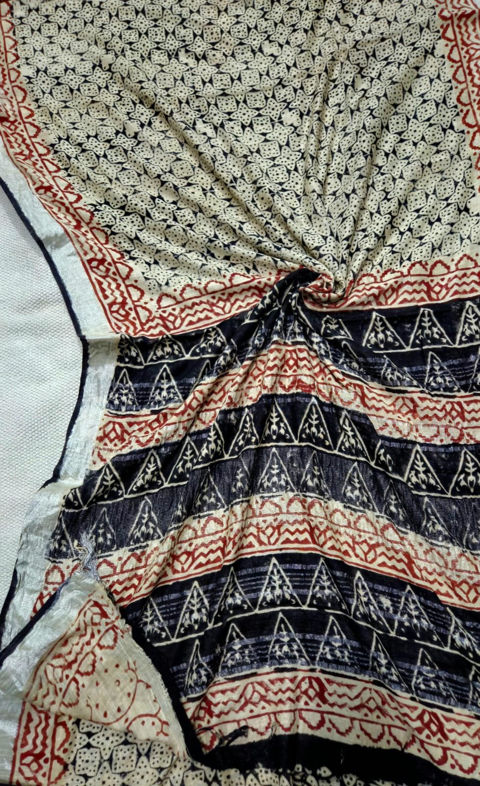 Cotton Linen Printed Saree
