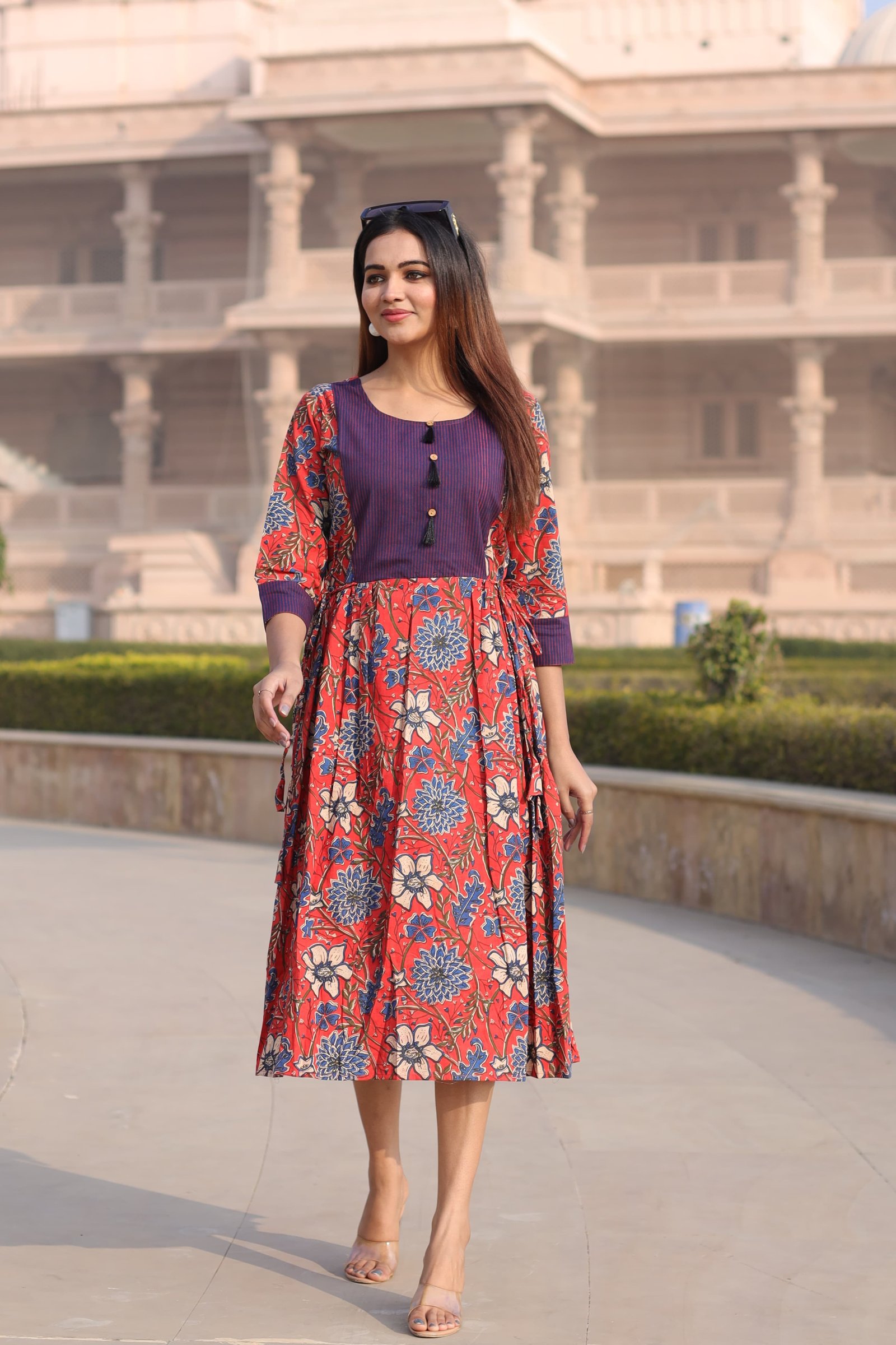Cotton Printed Dress