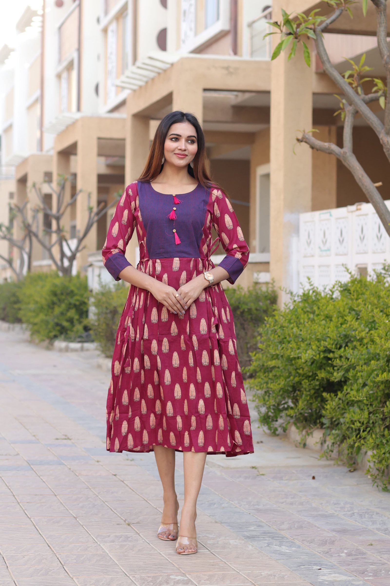 Cotton Printed Dress