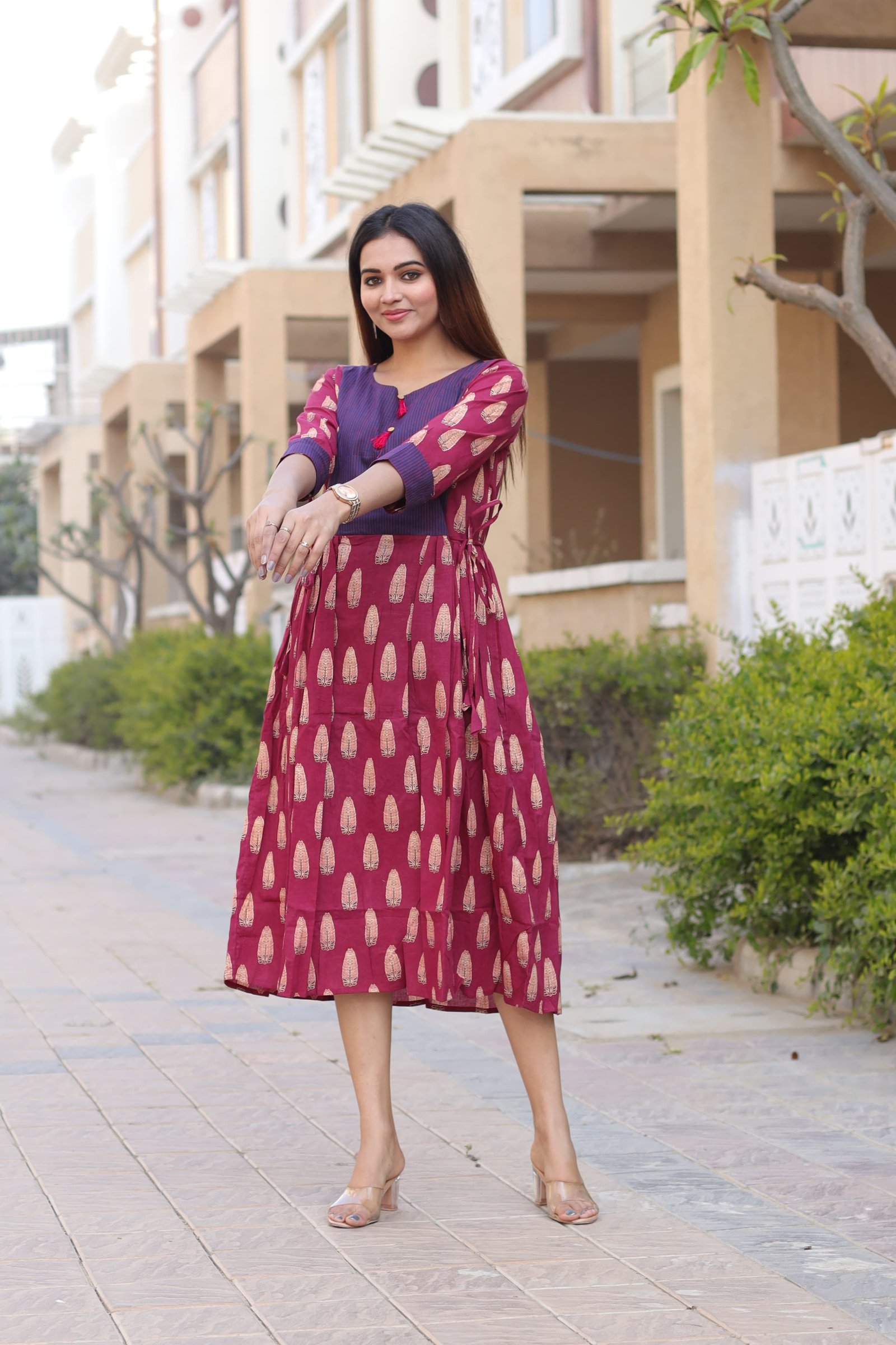 Cotton Printed Dress