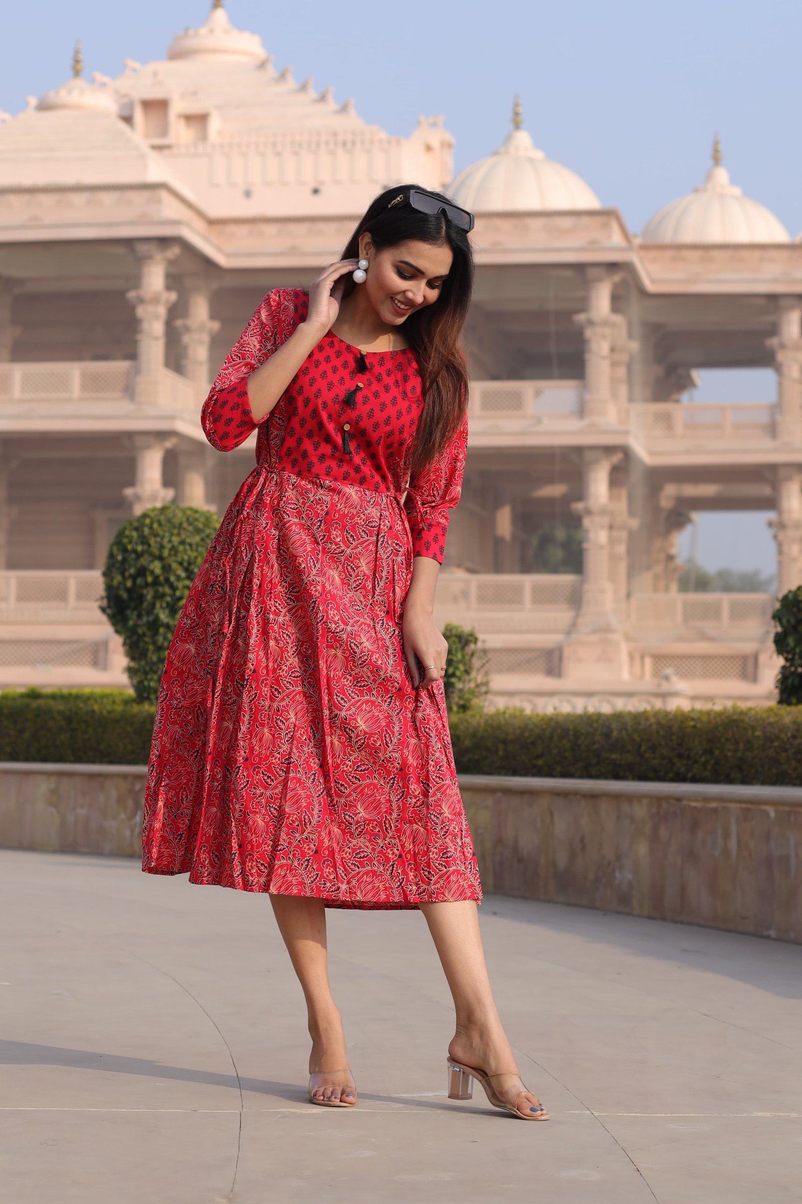Cotton Printed Dress
