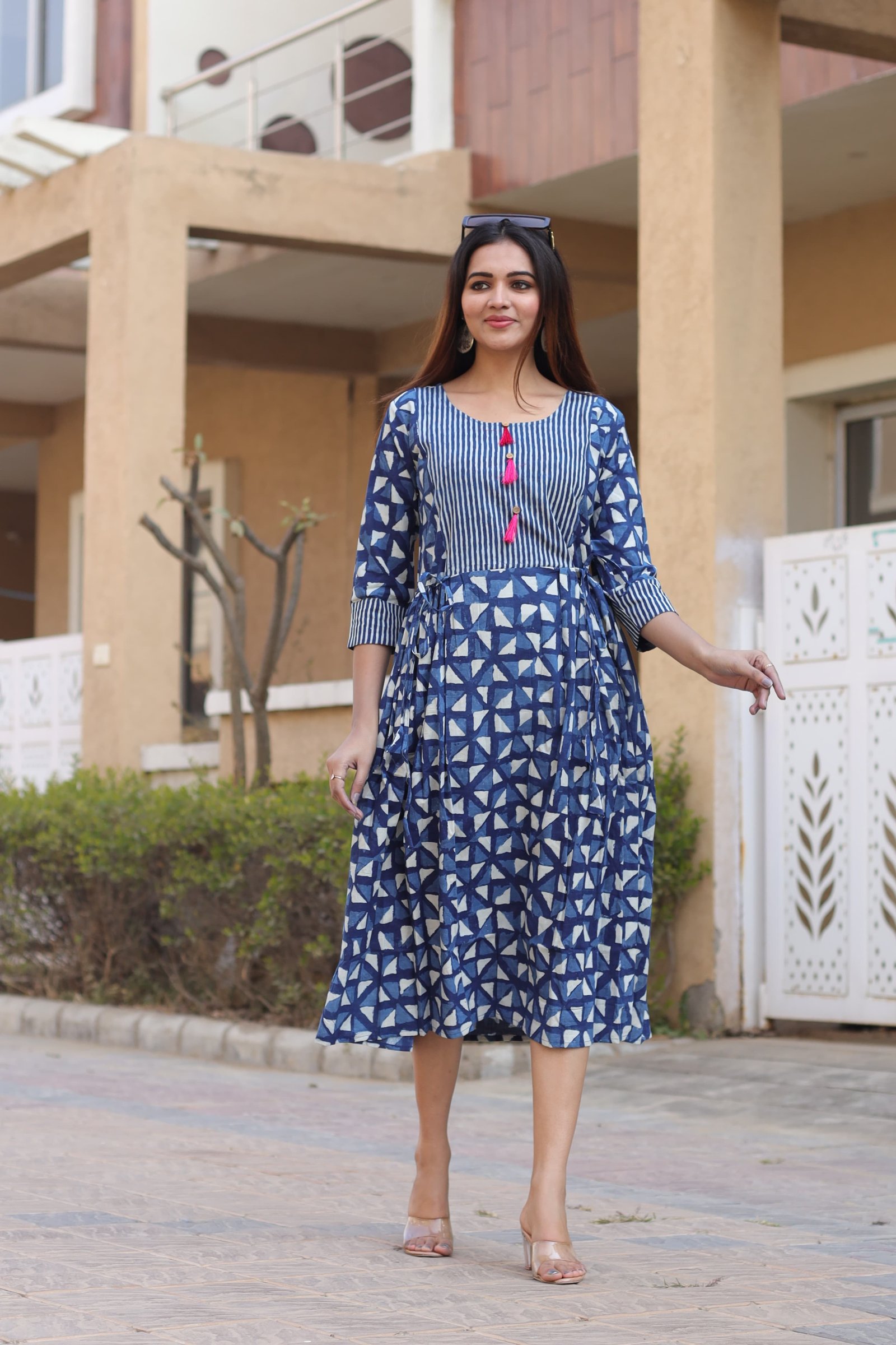 Cotton Printed Dress