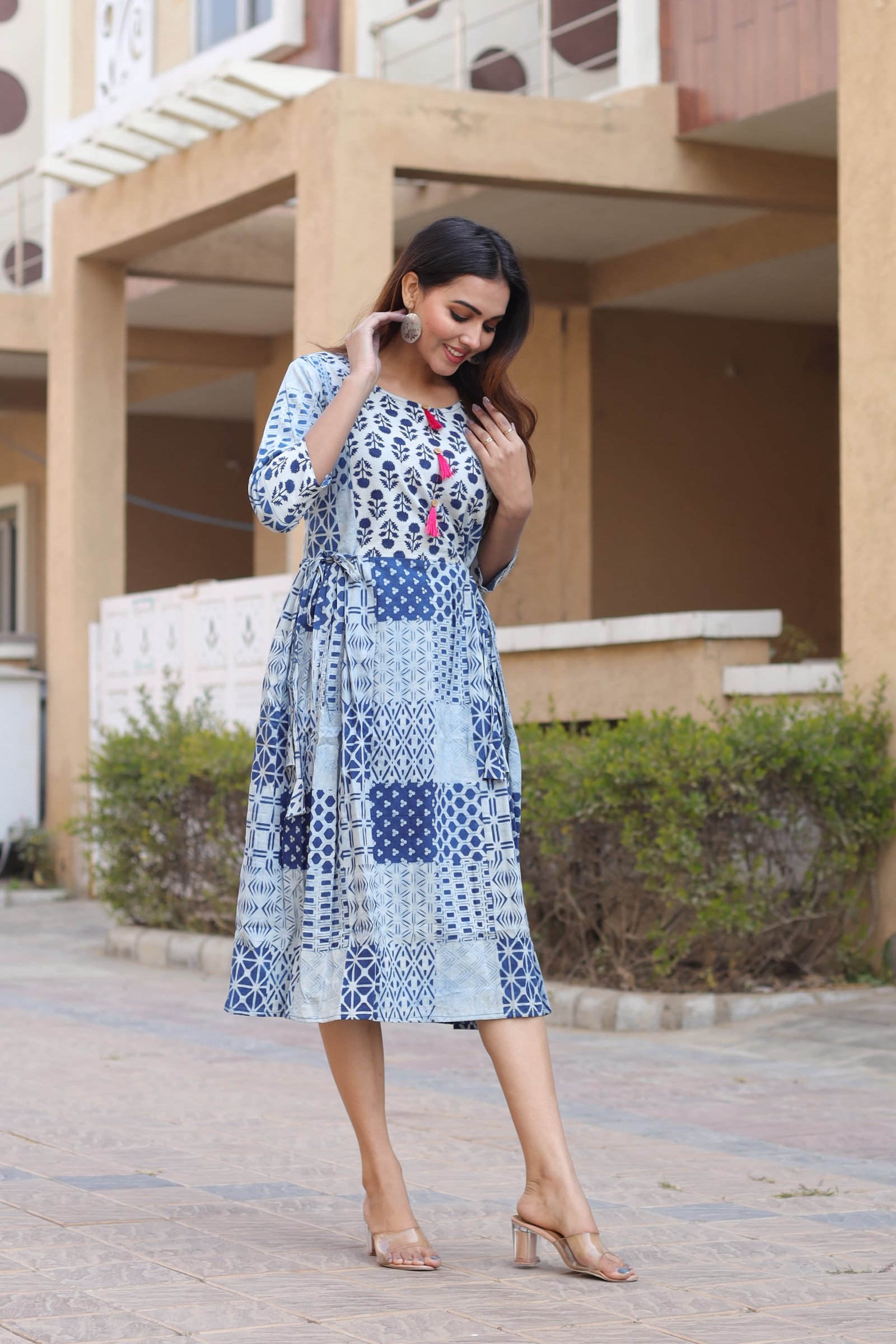Cotton Printed Dress