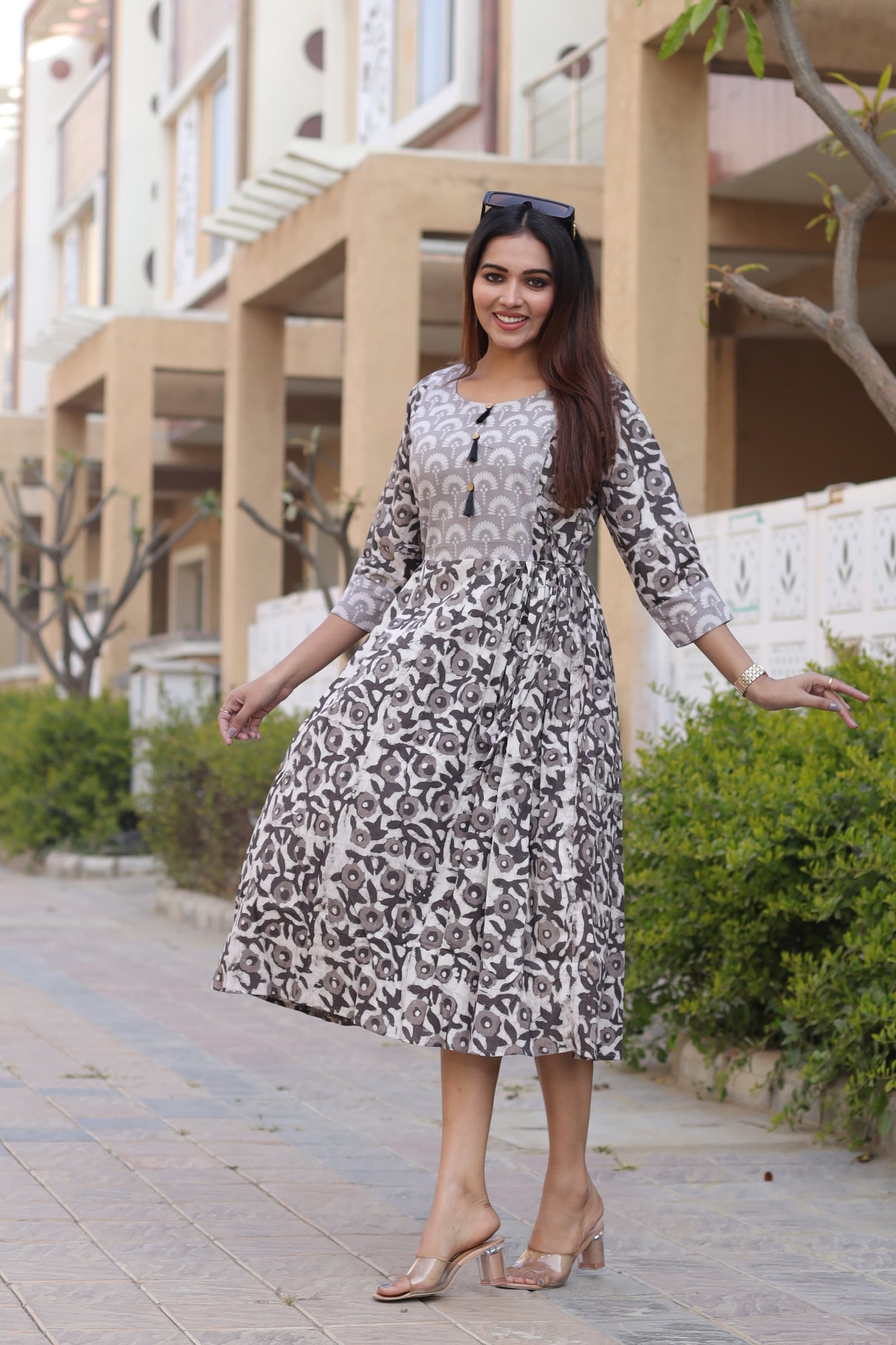 Cotton Printed Dress