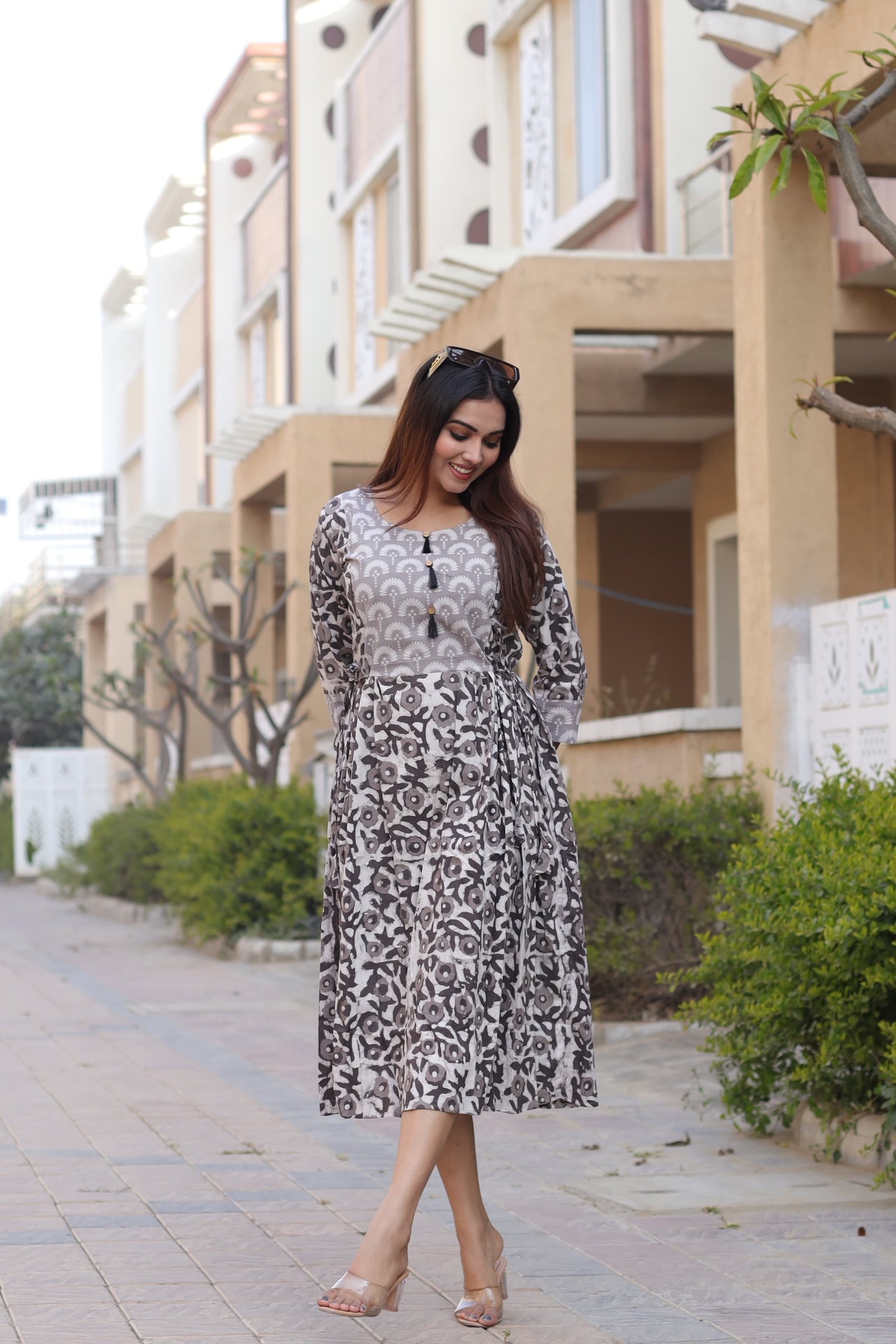 Cotton Printed Dress